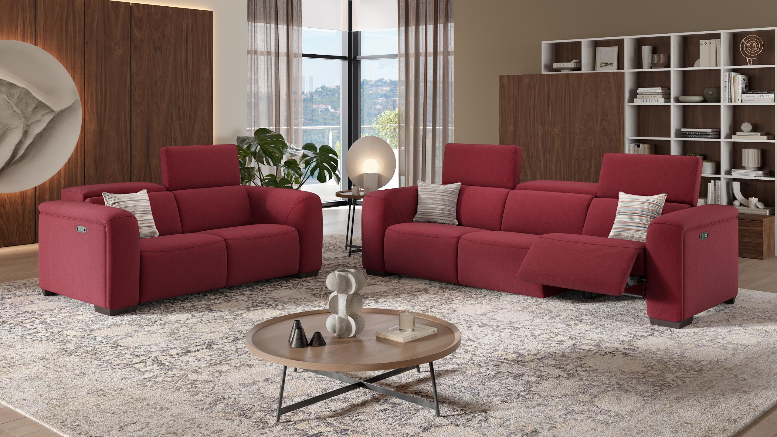 Stoff 2-Sitzer Sofa SORRENTO