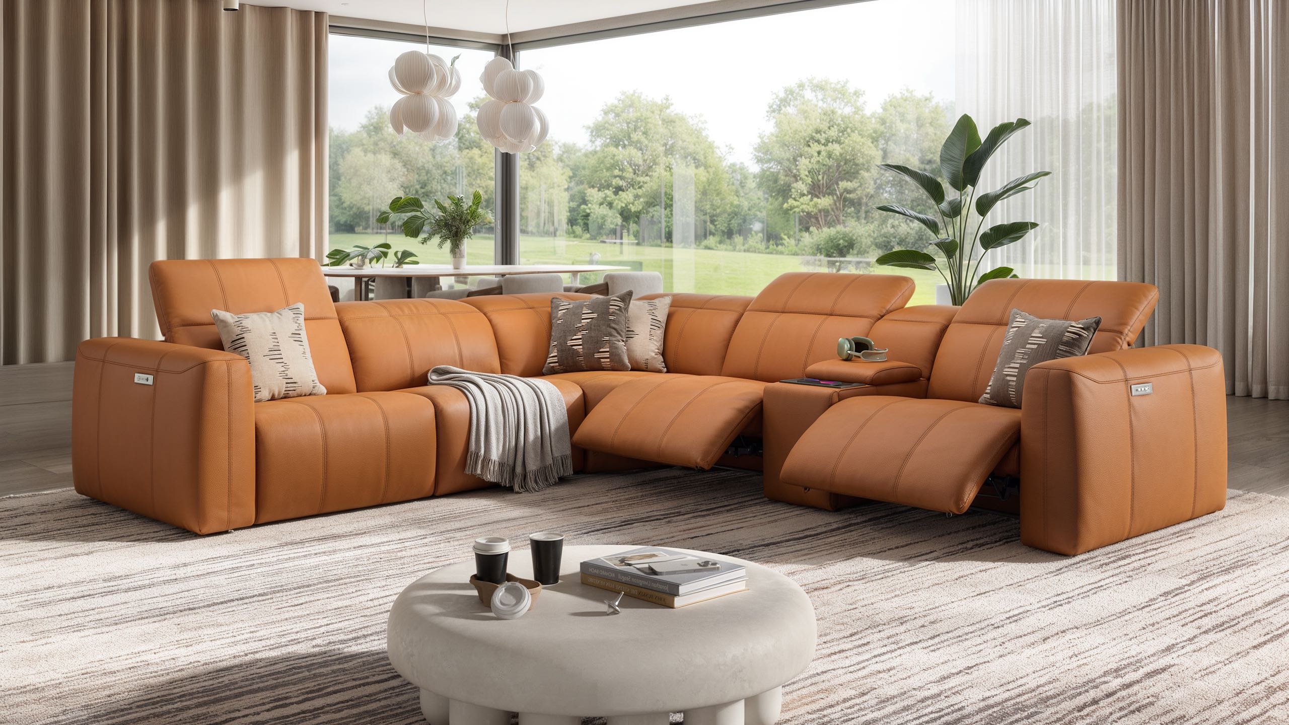 Leder Wohnlandschaft FLORIDA