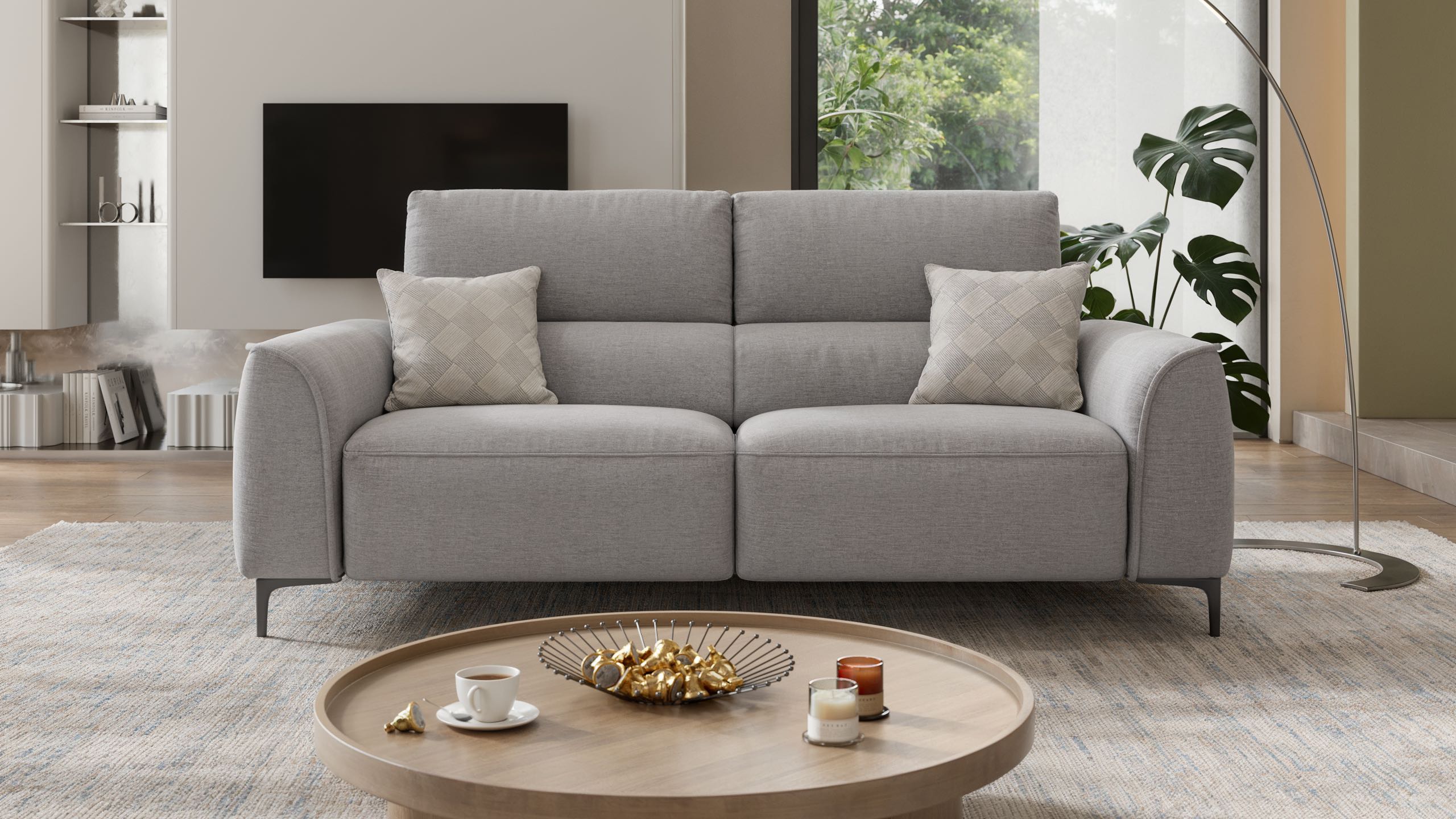 Stoff 3-Sitzer Sofa COMO