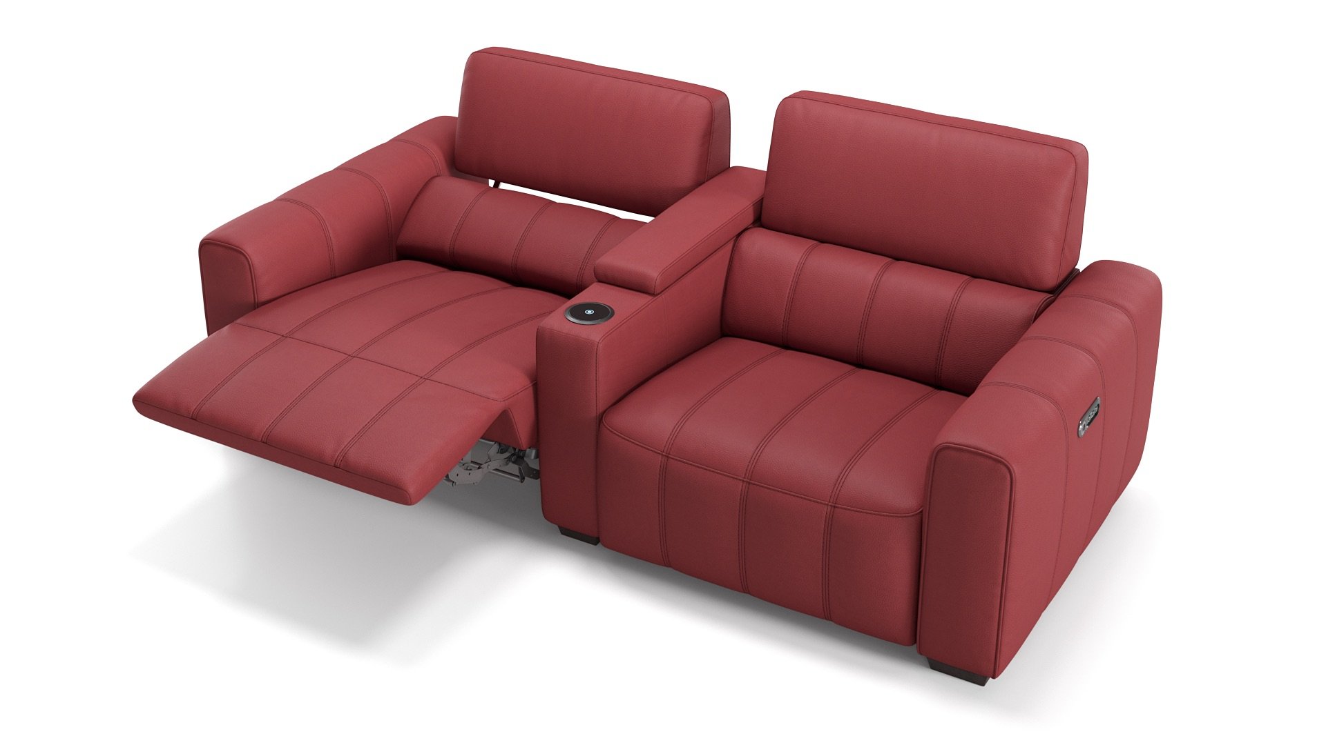 Leder 2-Sitzer Kinosofa MALIBU