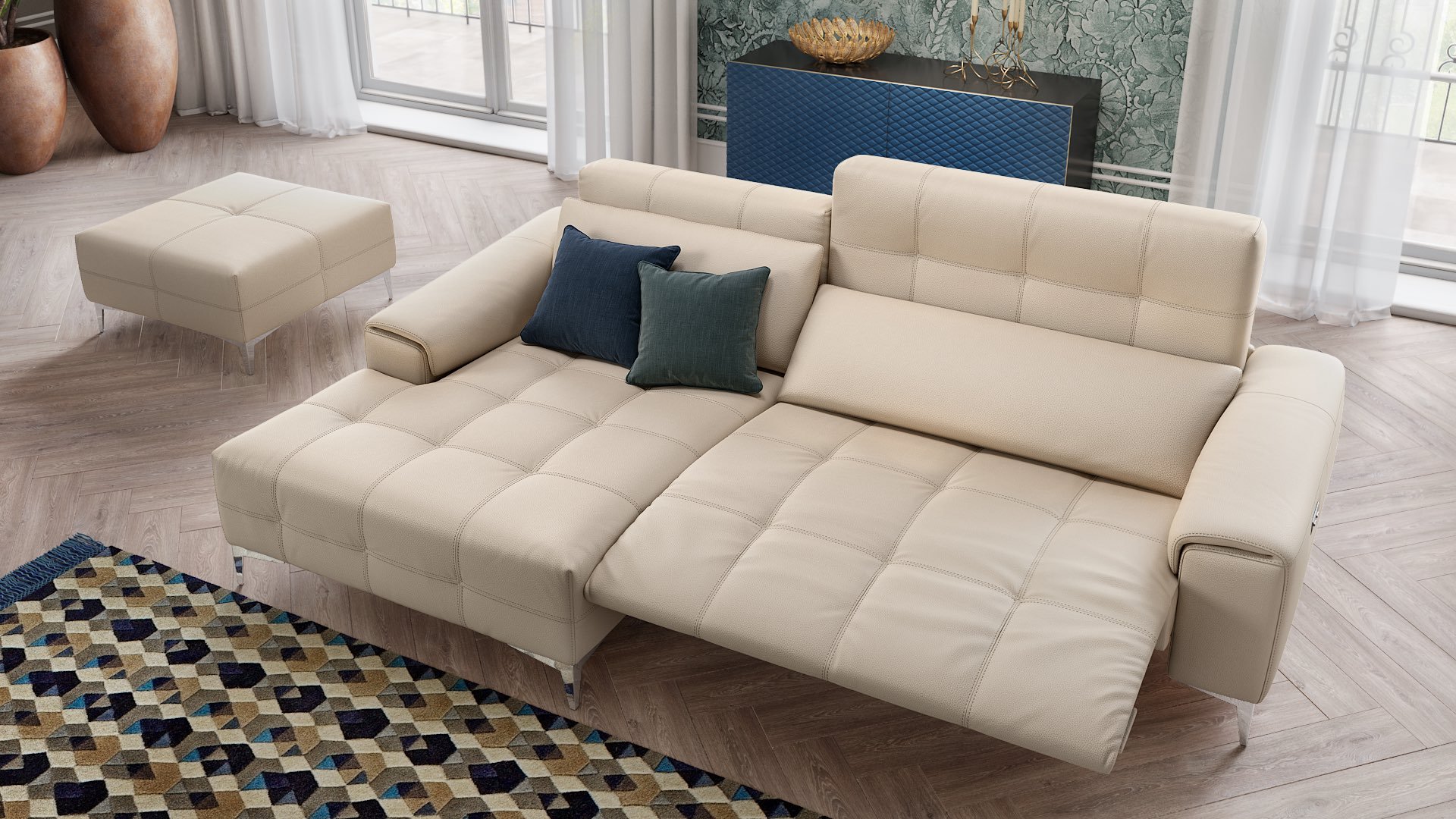 Leder Ecksofa Mini SALENTO