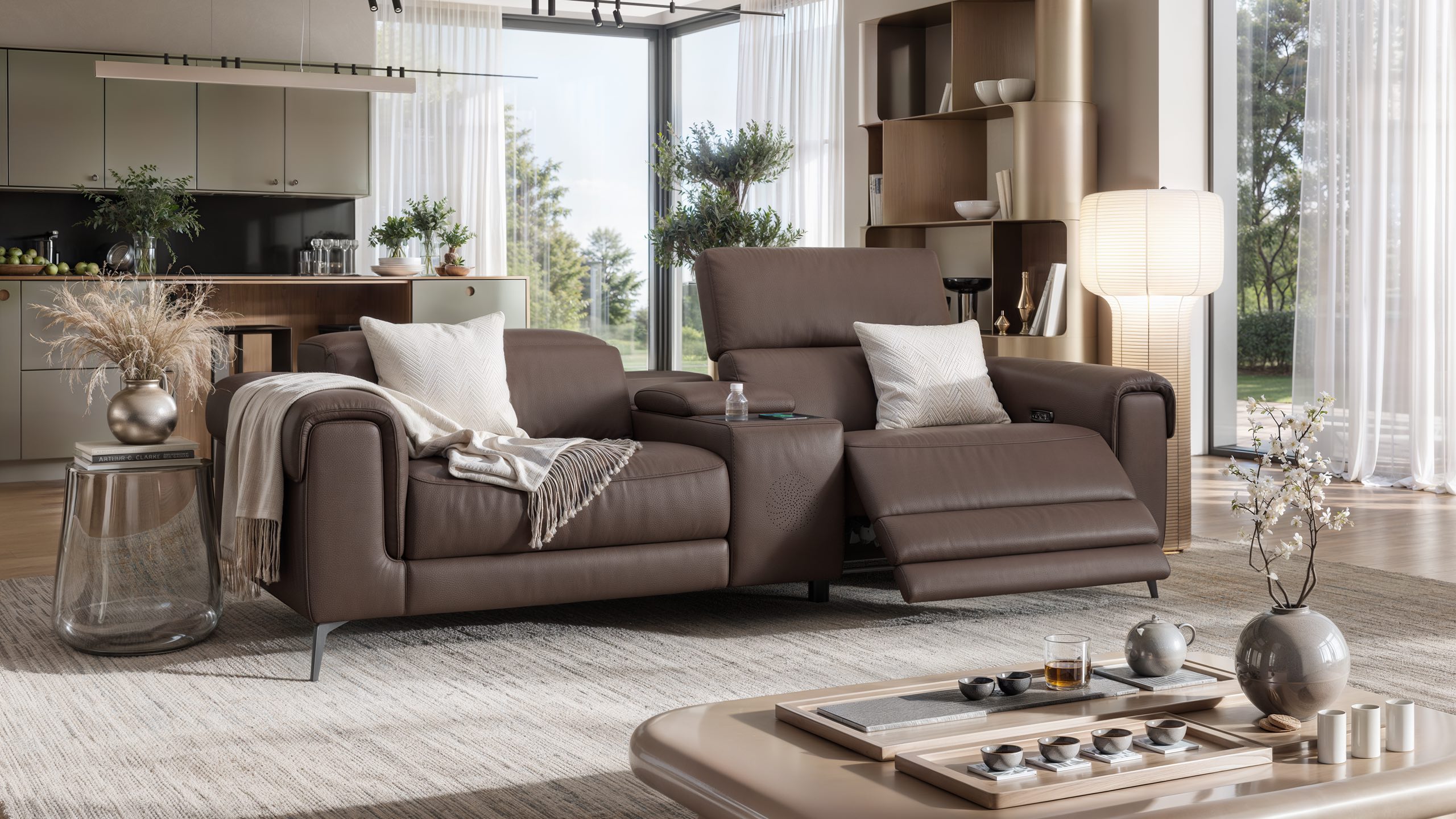Leder Kinosofa VISSO