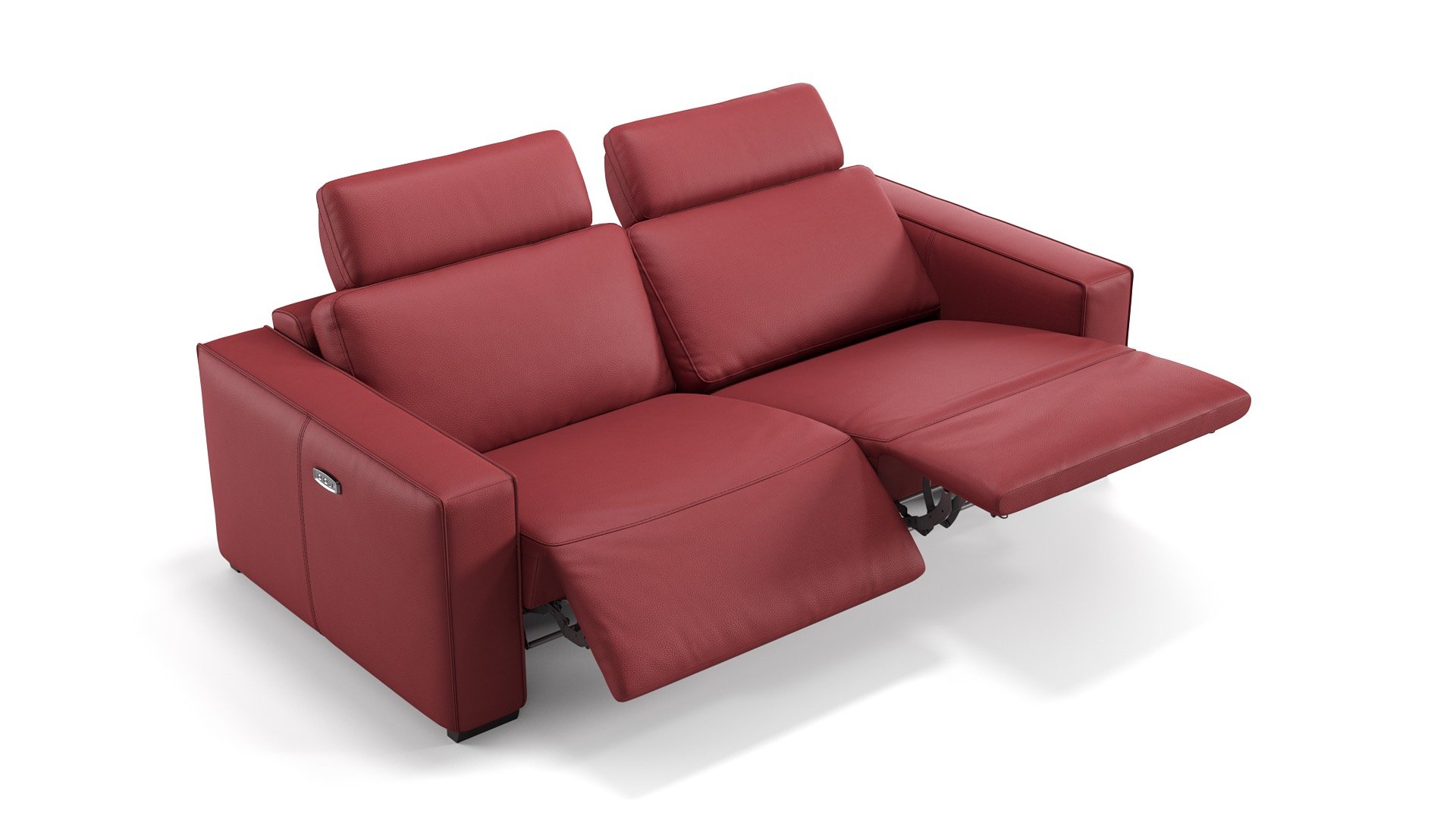 Leder 3-Sitzer Sofa BERGAMO