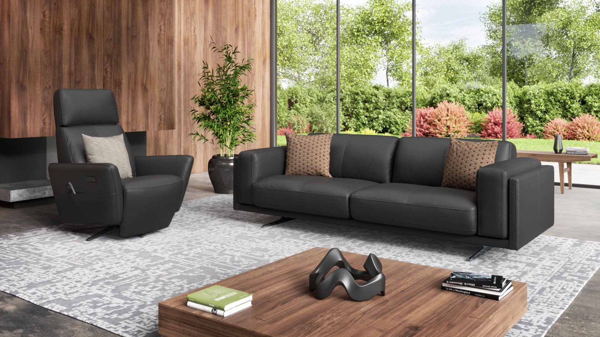 Leder 3-Sitzer Sofa BELLANTE