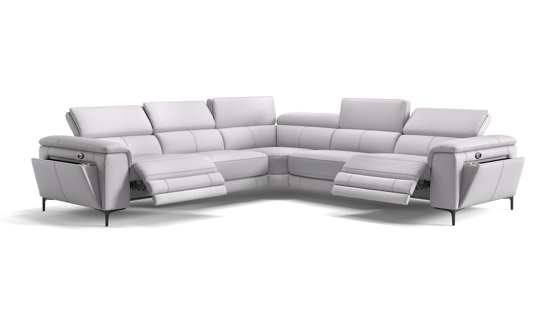 Leder Wohnlandschaft MARINO