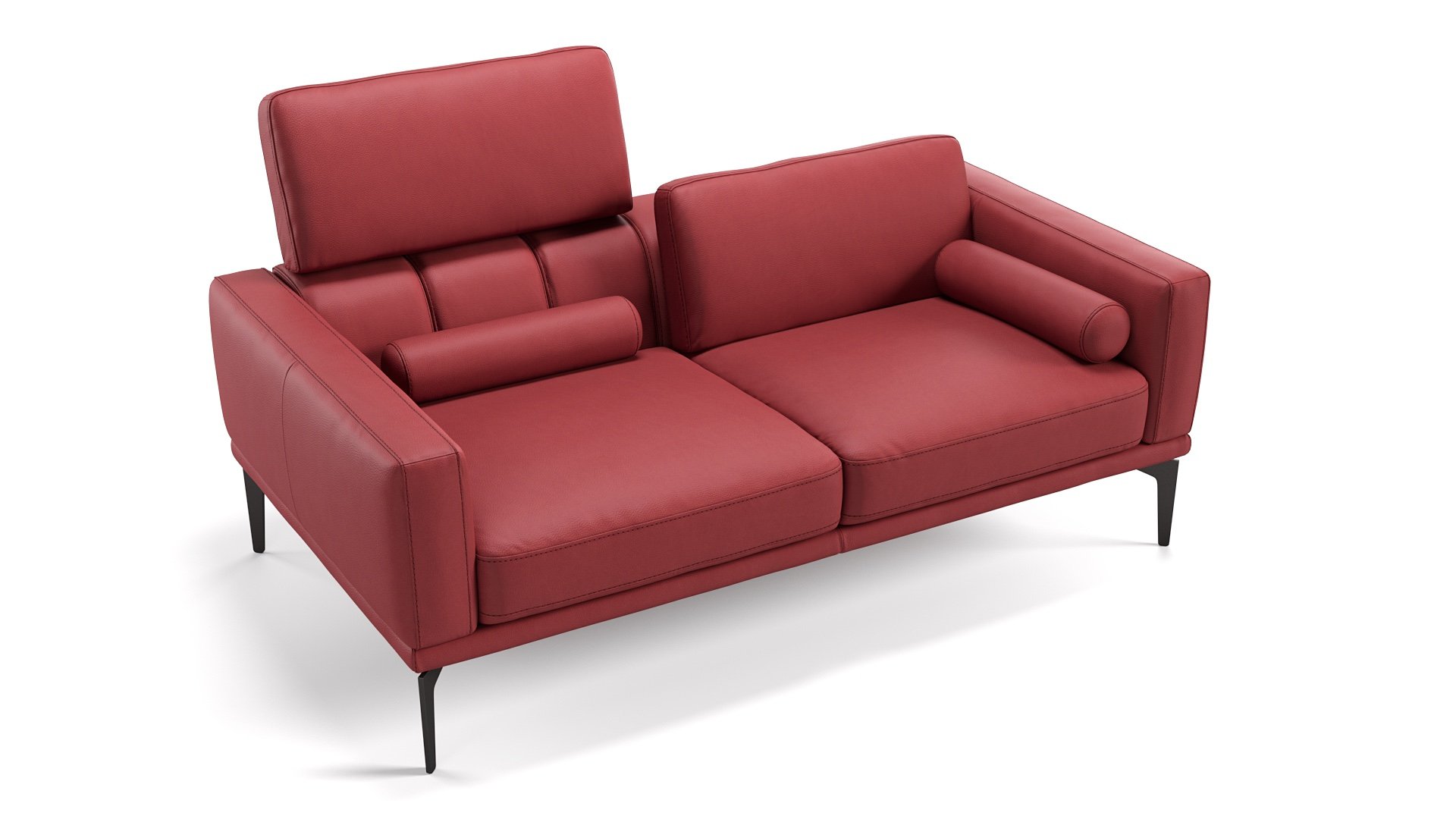 Leder 2-Sitzer Sofa SALERNO