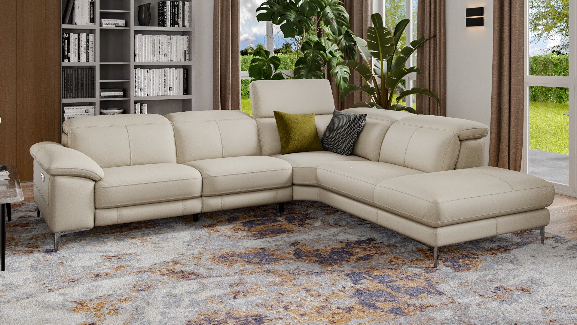 Leder Ecksofa SIENA