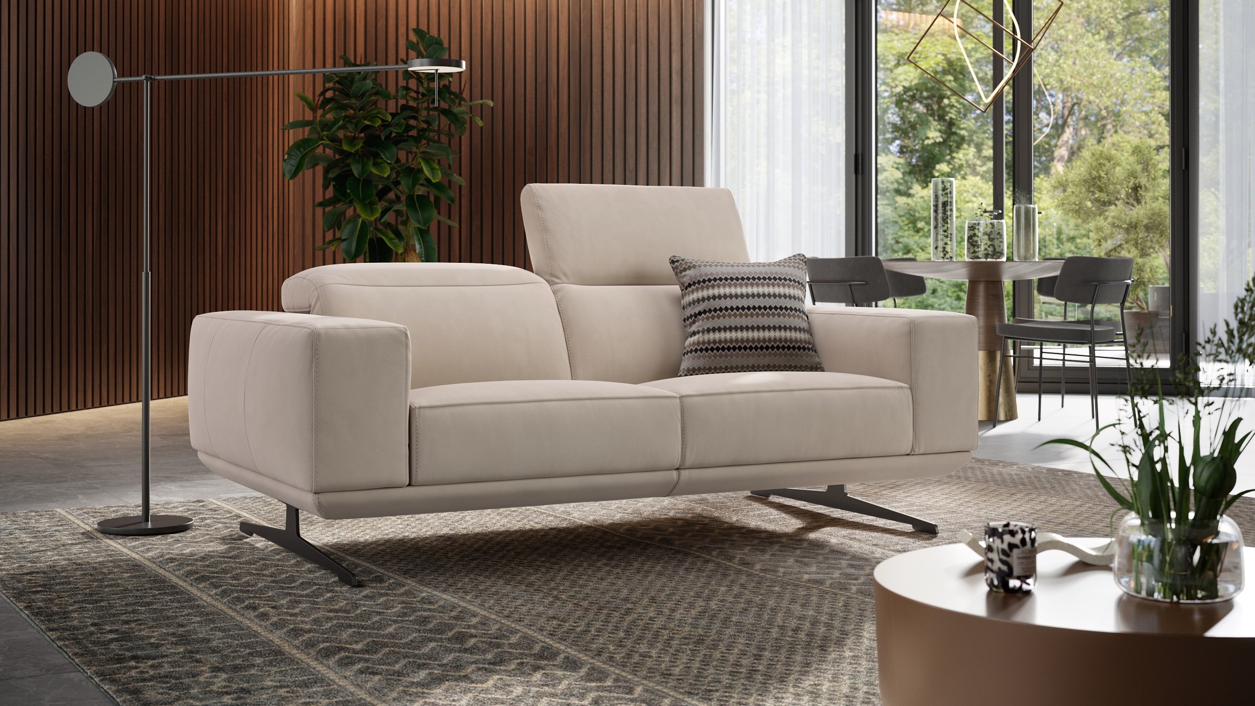 Stoff 2-Sitzer Sofa MERANO