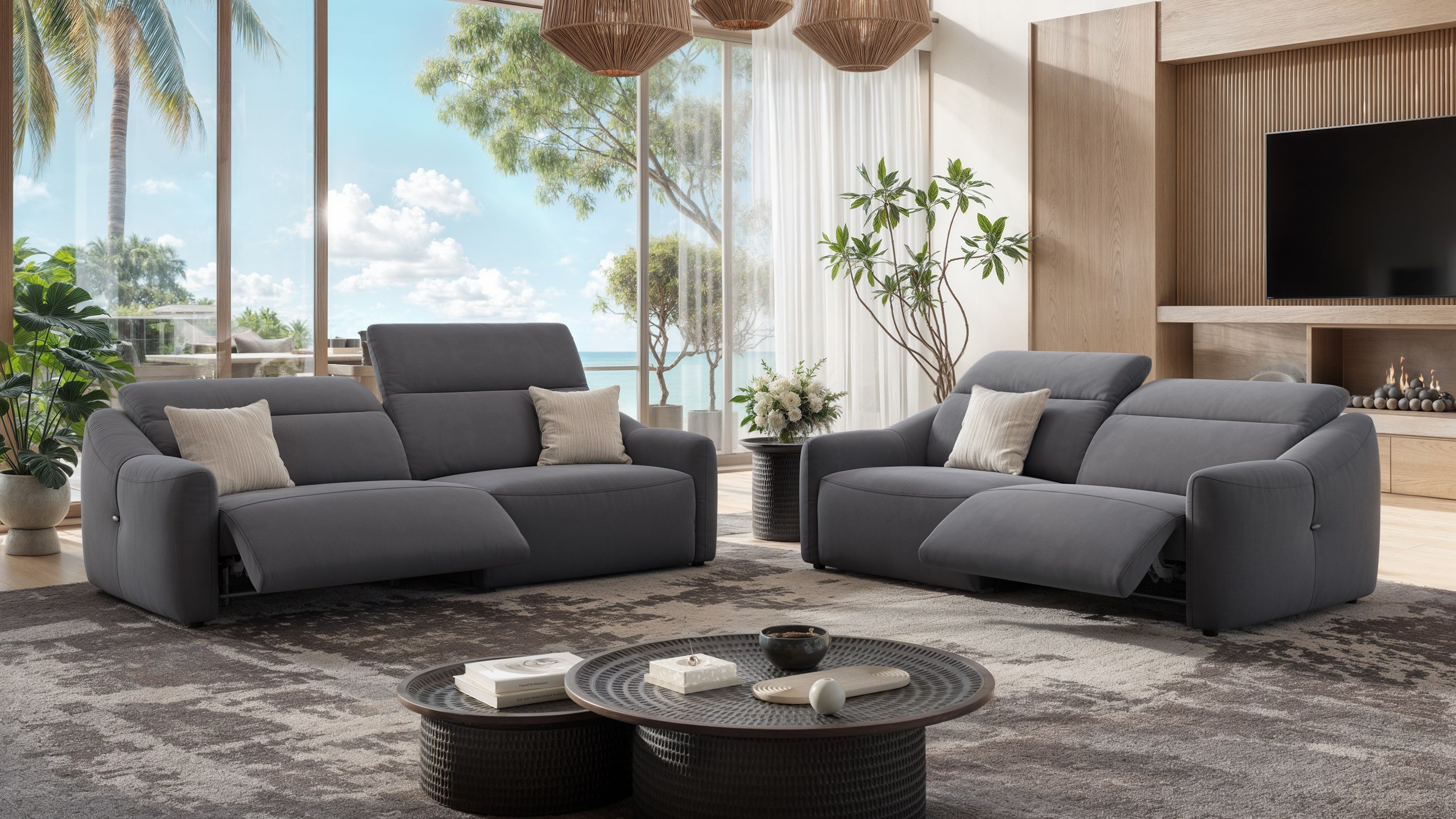 Stoff 3-Sitzer SAMOA