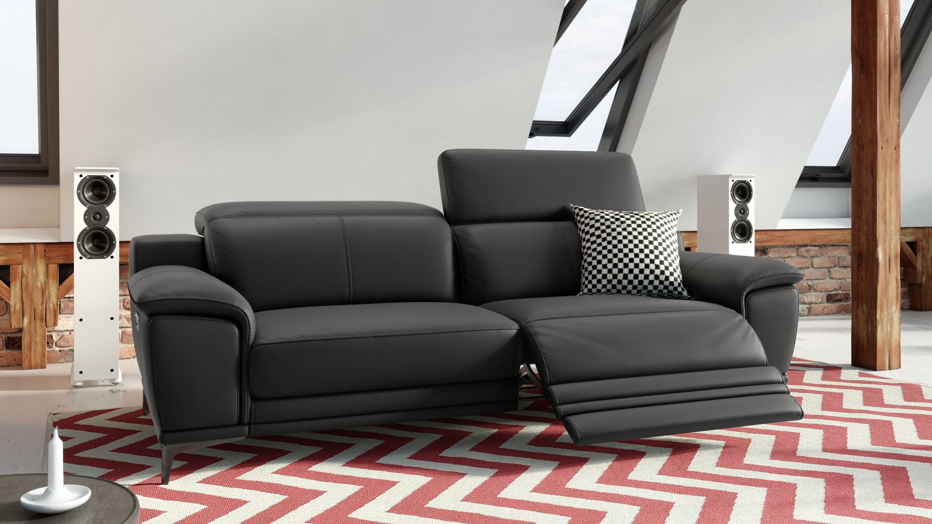 Leder 3-Sitzer Sofa NOVOLI