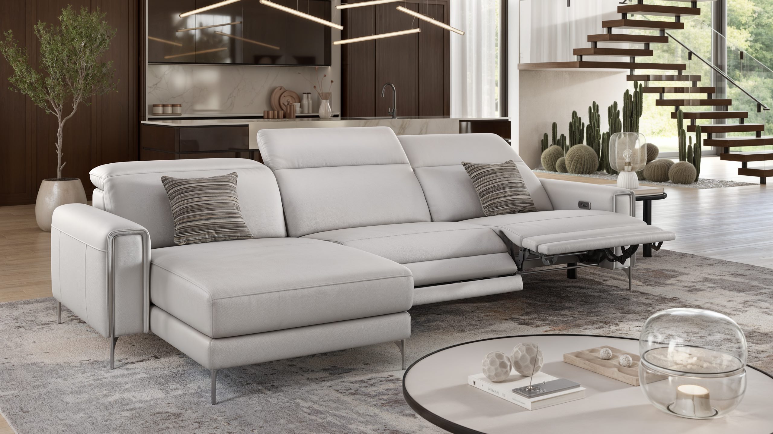 Leder Ecksofa BELLAGIO