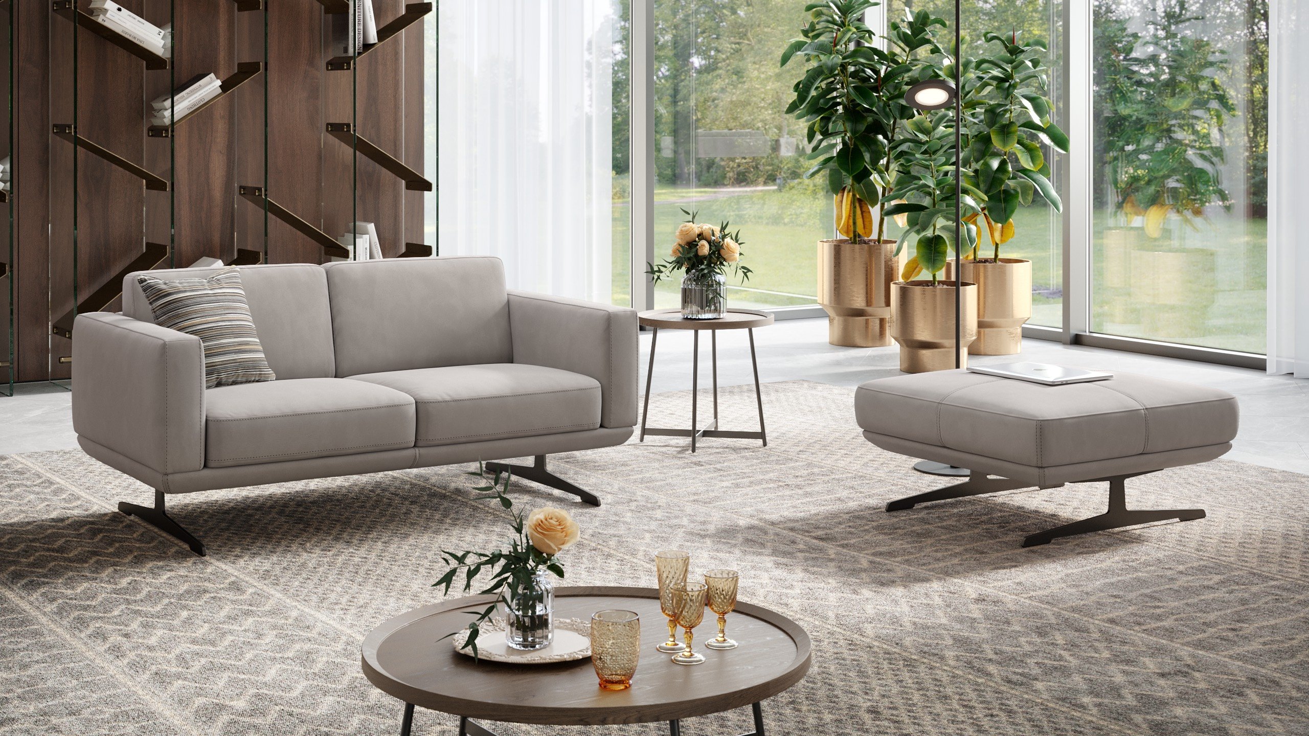 Stoff 2-Sitzer Sofa MARETO