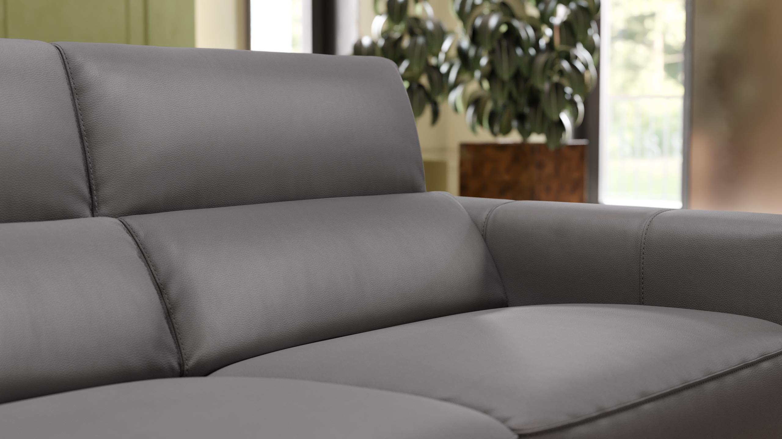 Leder Ecksofa TOLEDO