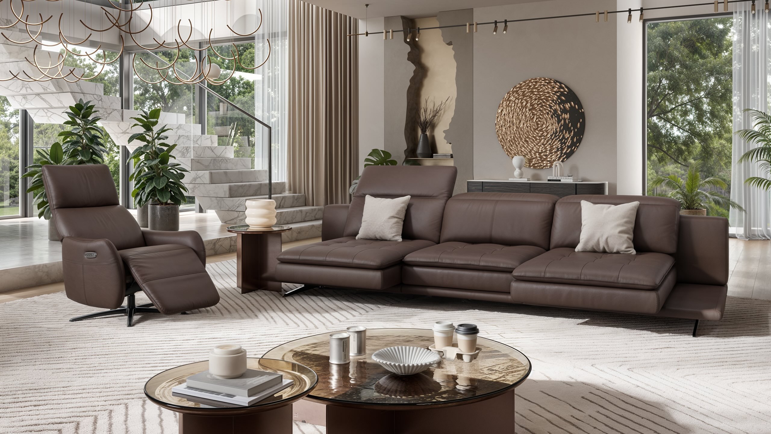 Leder Relaxsessel TURIN