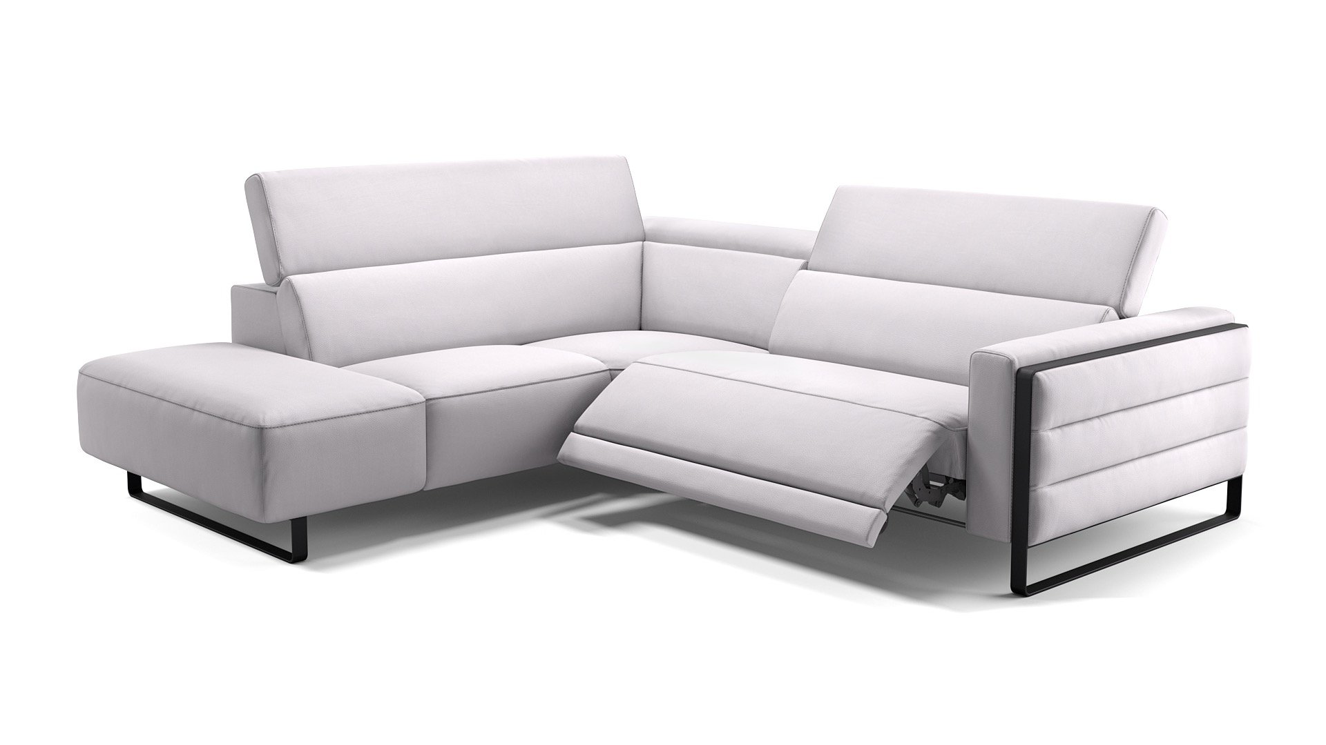 Leder Ecksofa DELTONA
