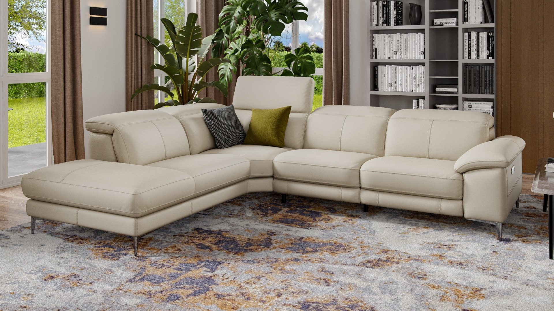 Leder Ecksofa SIENA