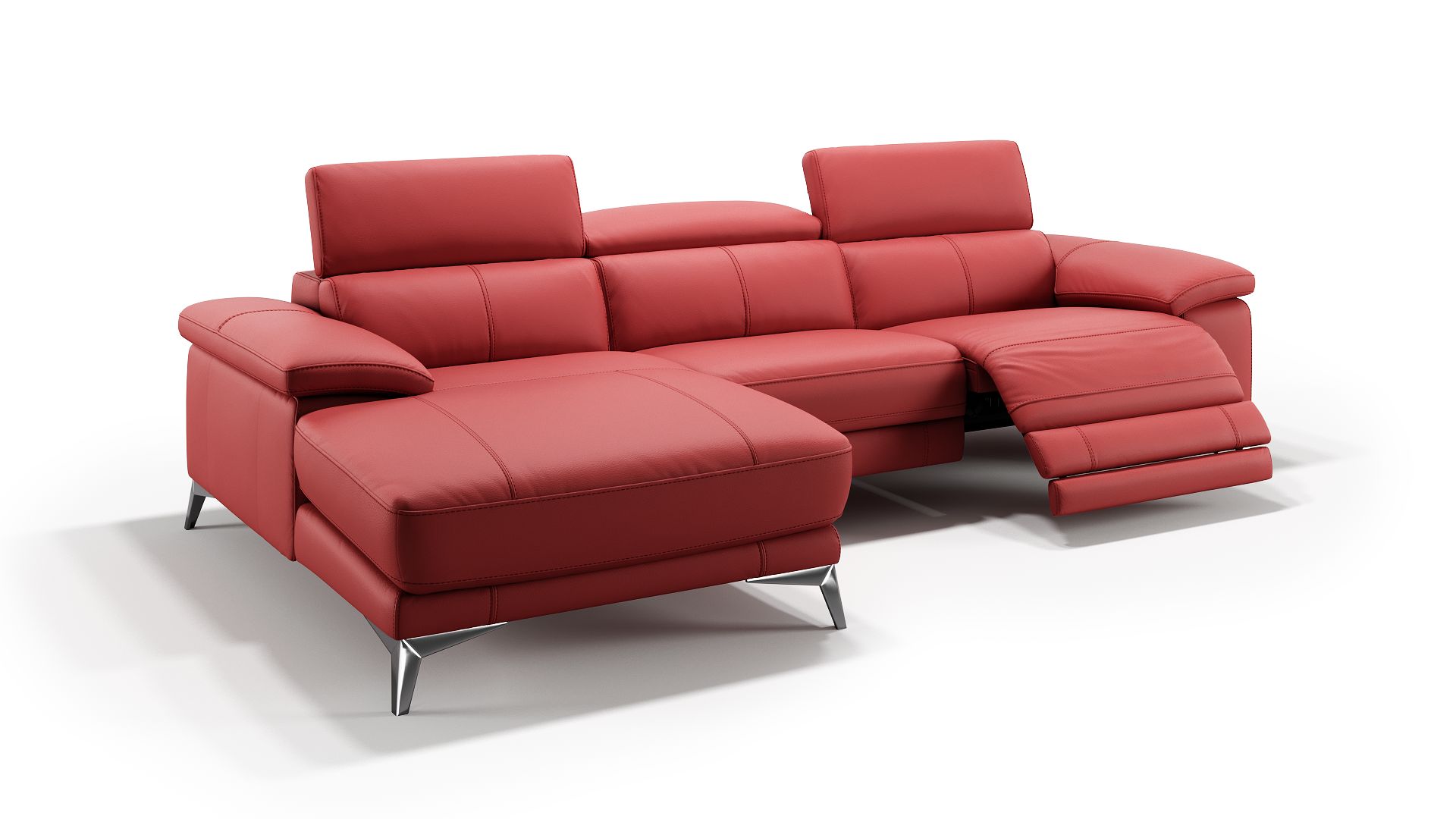 Leder Ecksofa MILANO