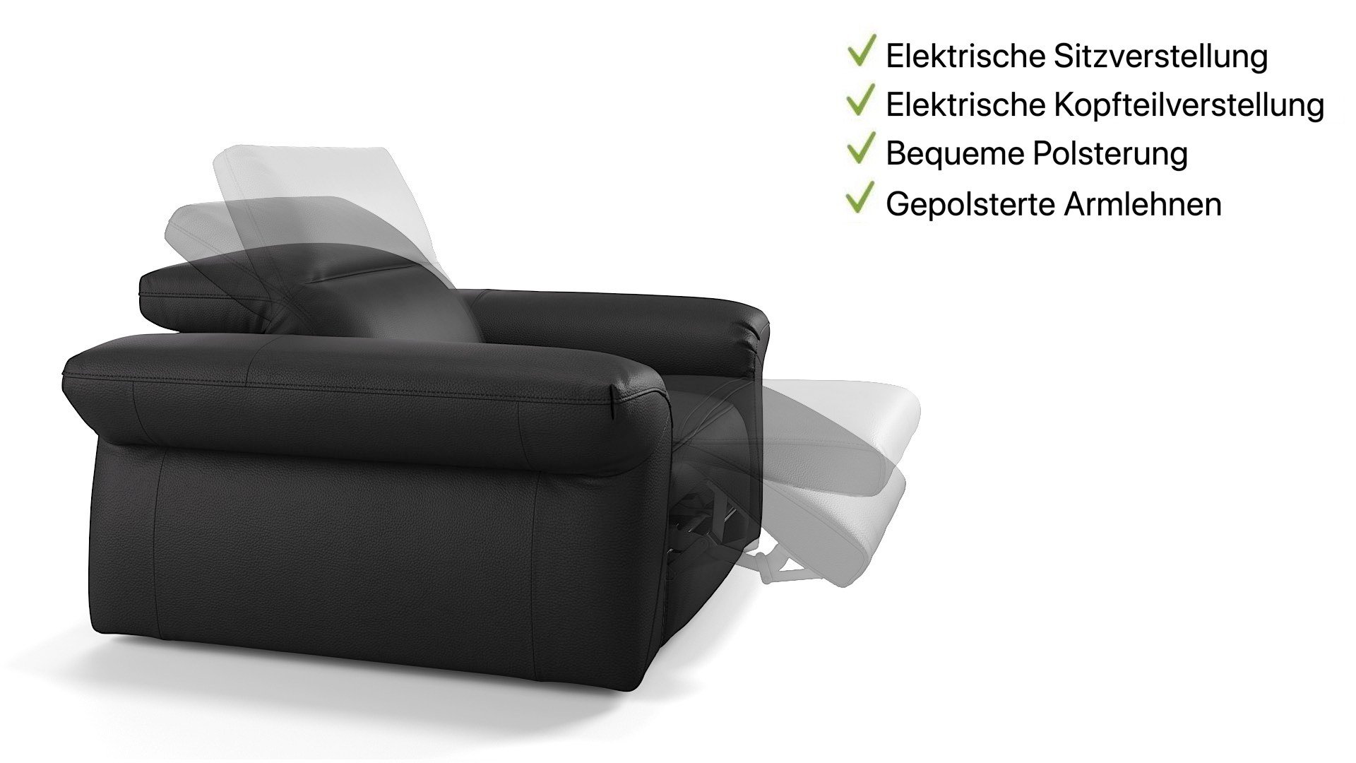 Leder 2-Sitzer Sofa VENEDIG