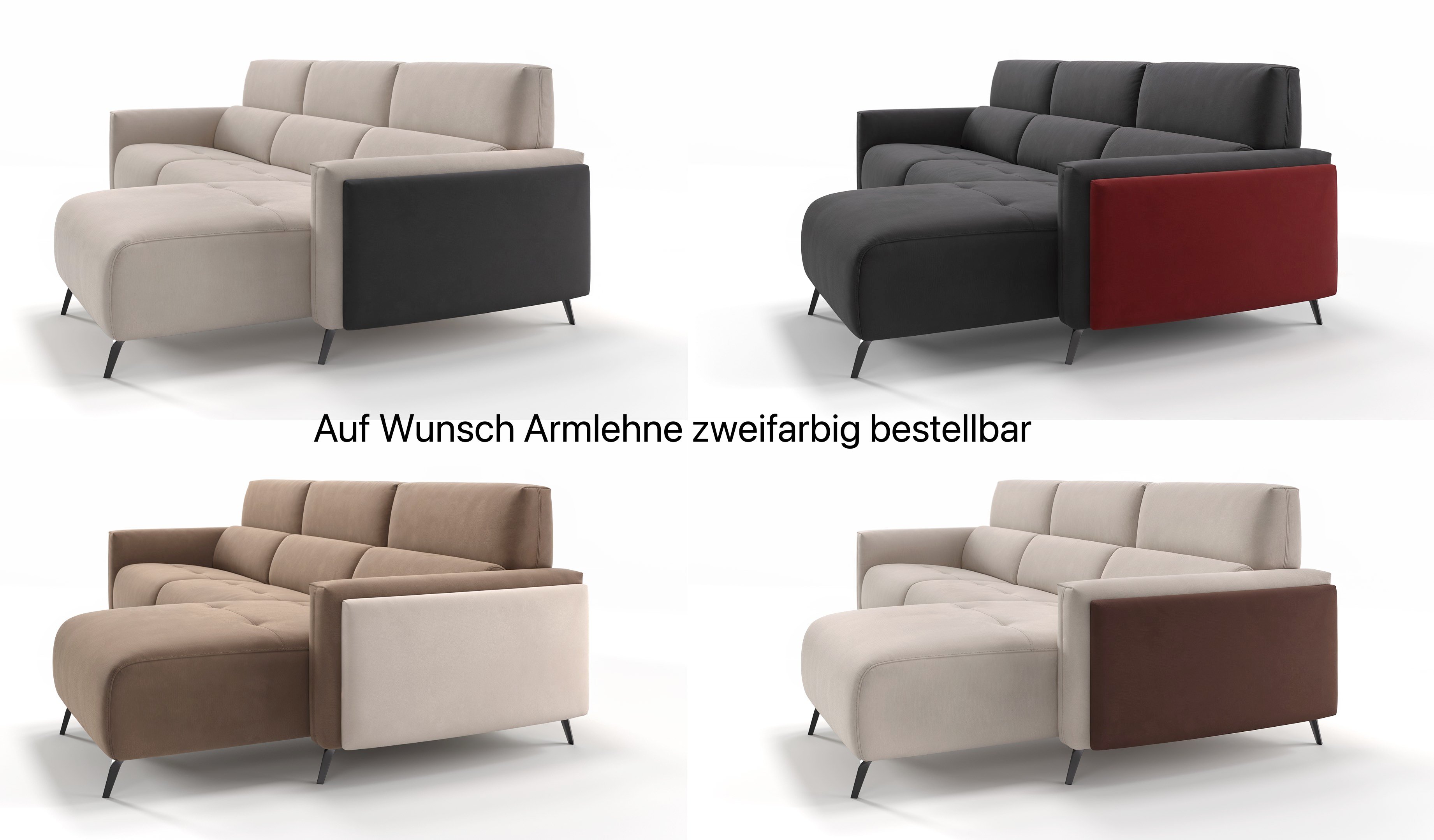 Stoff Ecksofa AVELLA