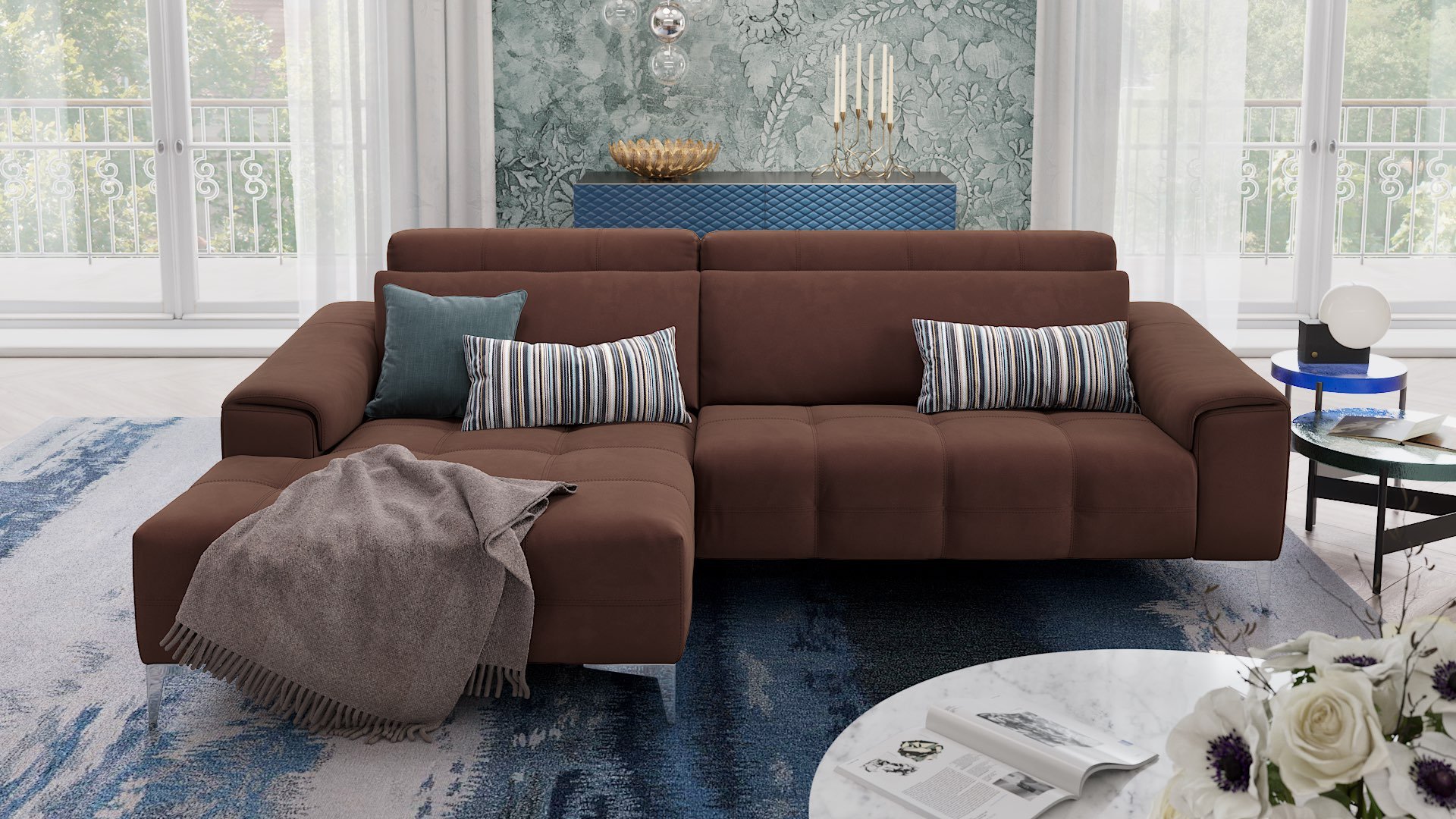 Stoff Ecksofa Mini SALENTO