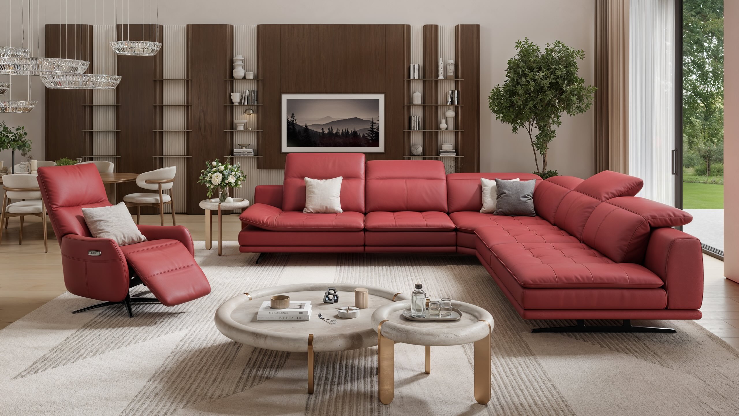Leder Relaxsessel TURIN