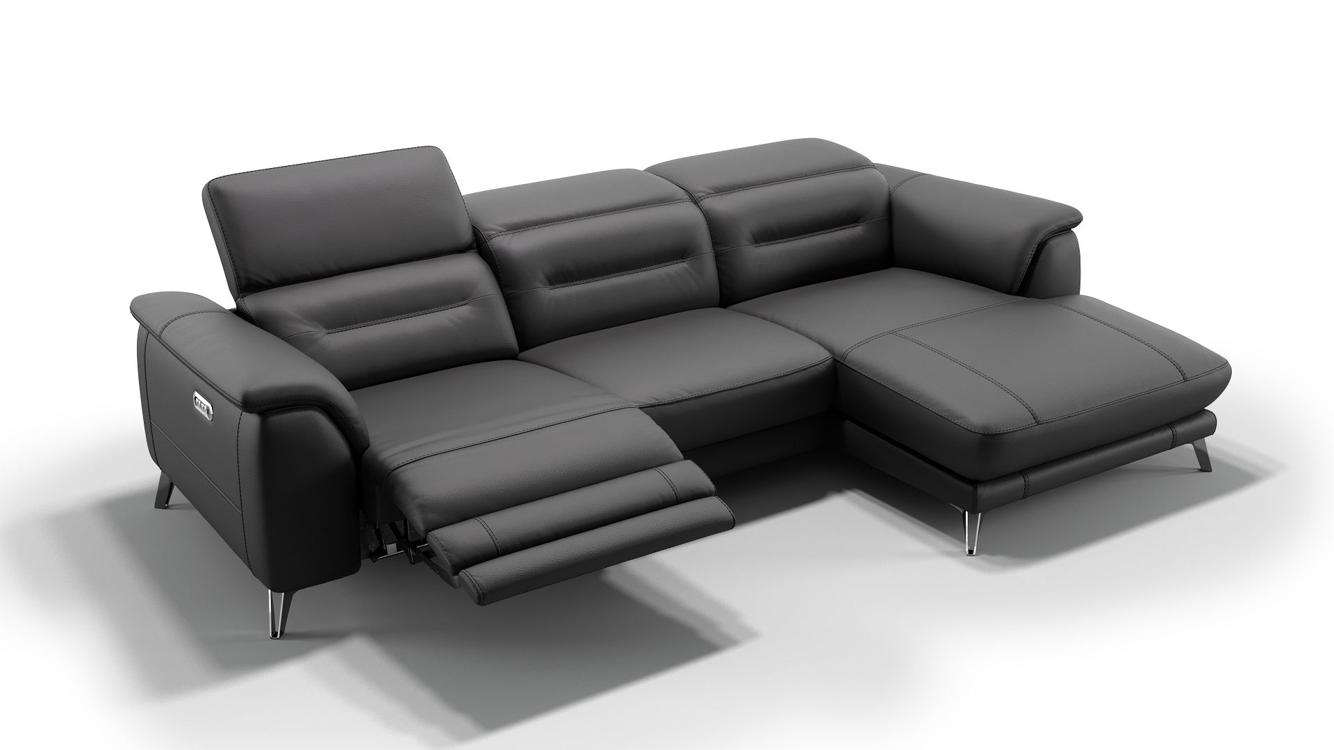 Leder Ecksofa GANDINO