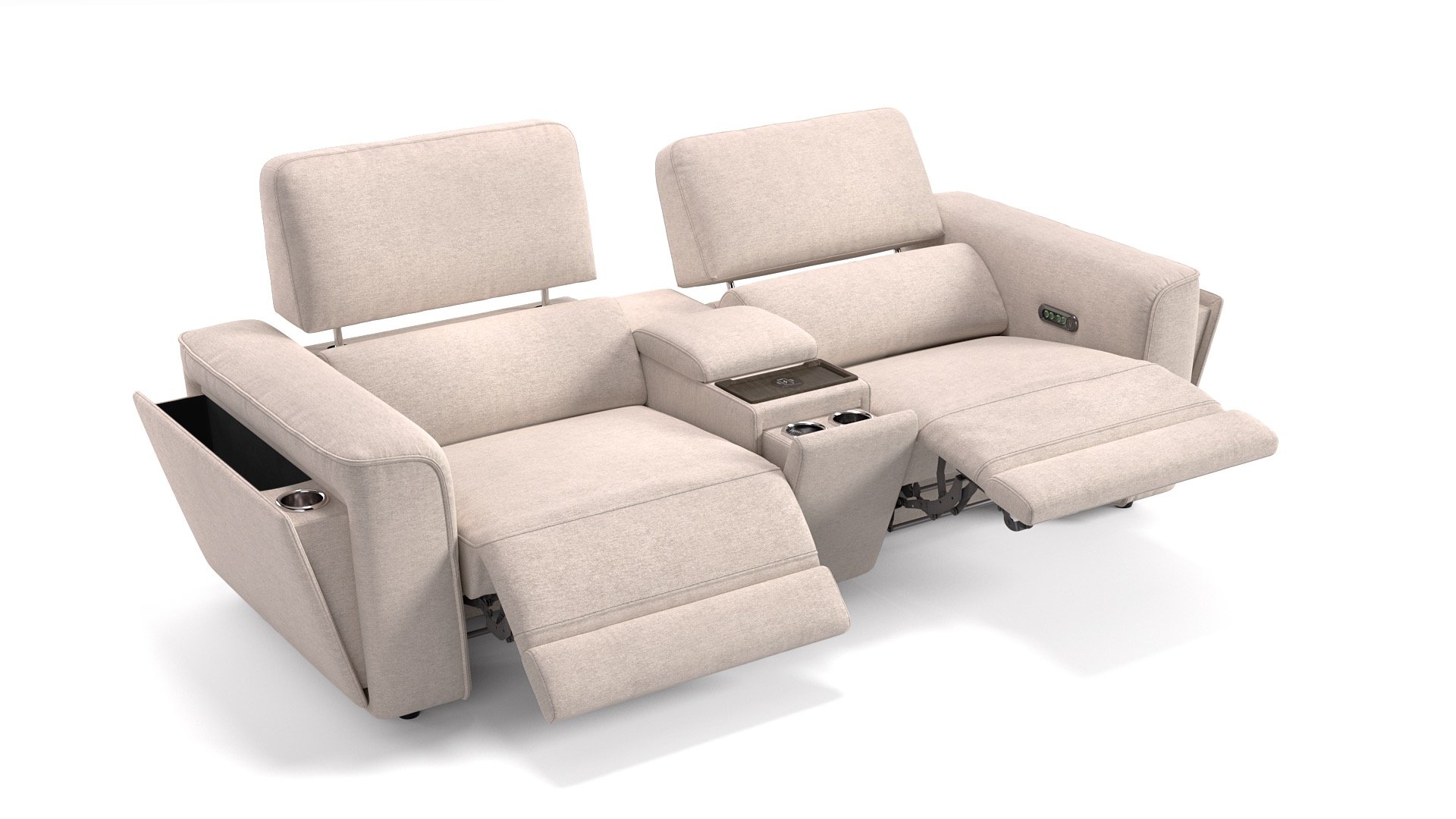 Stoff 2-Sitzer Kinosofa ARONA