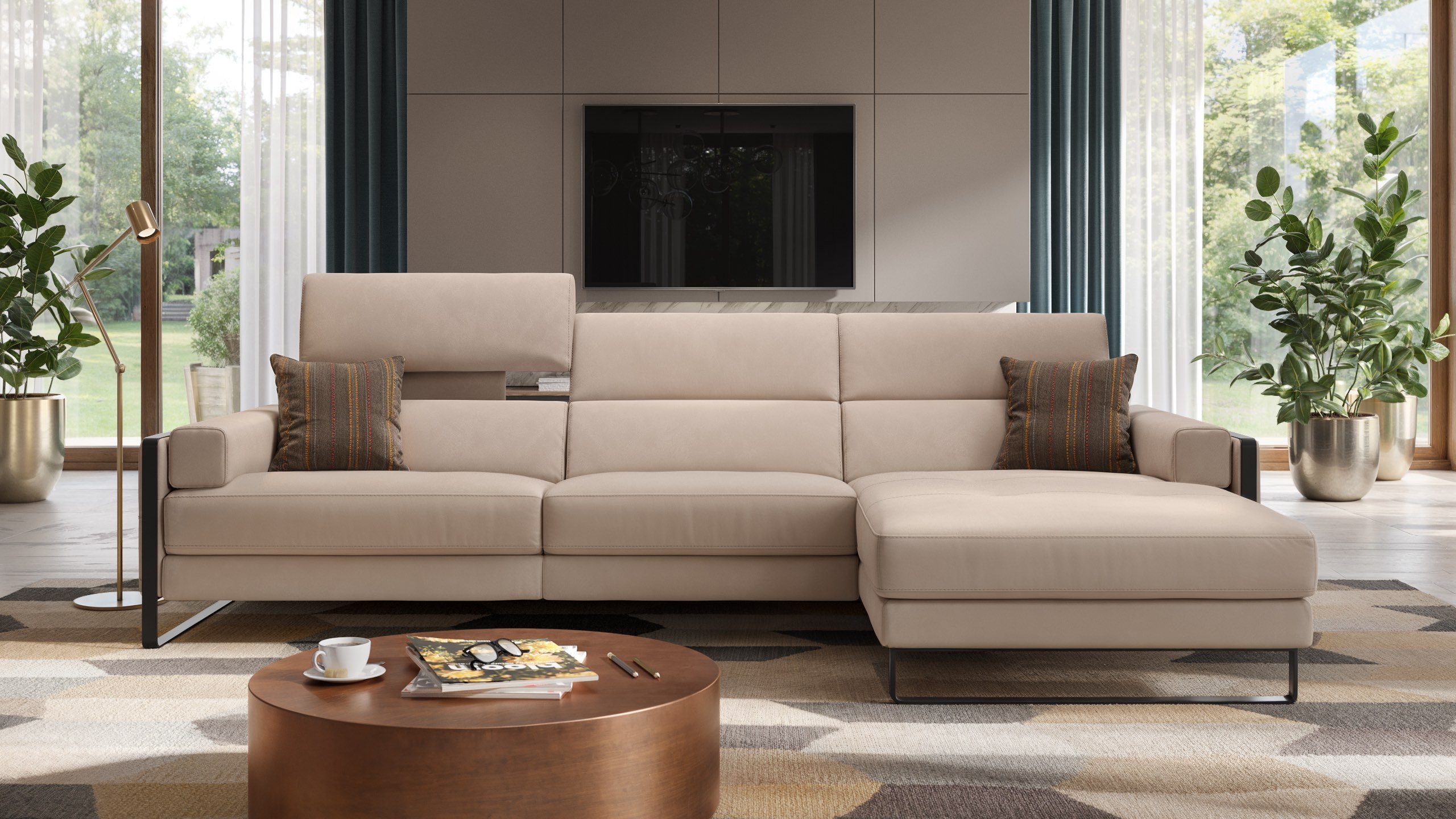 Stoff Ecksofa MILO