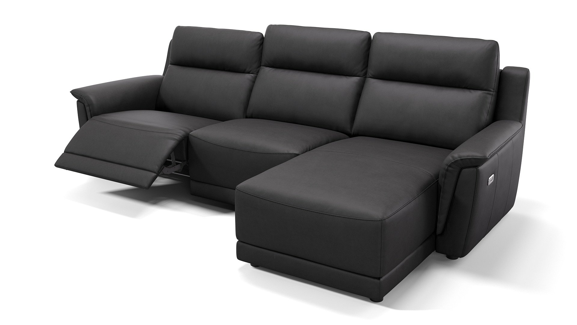 Leder Ecksofa MALITO