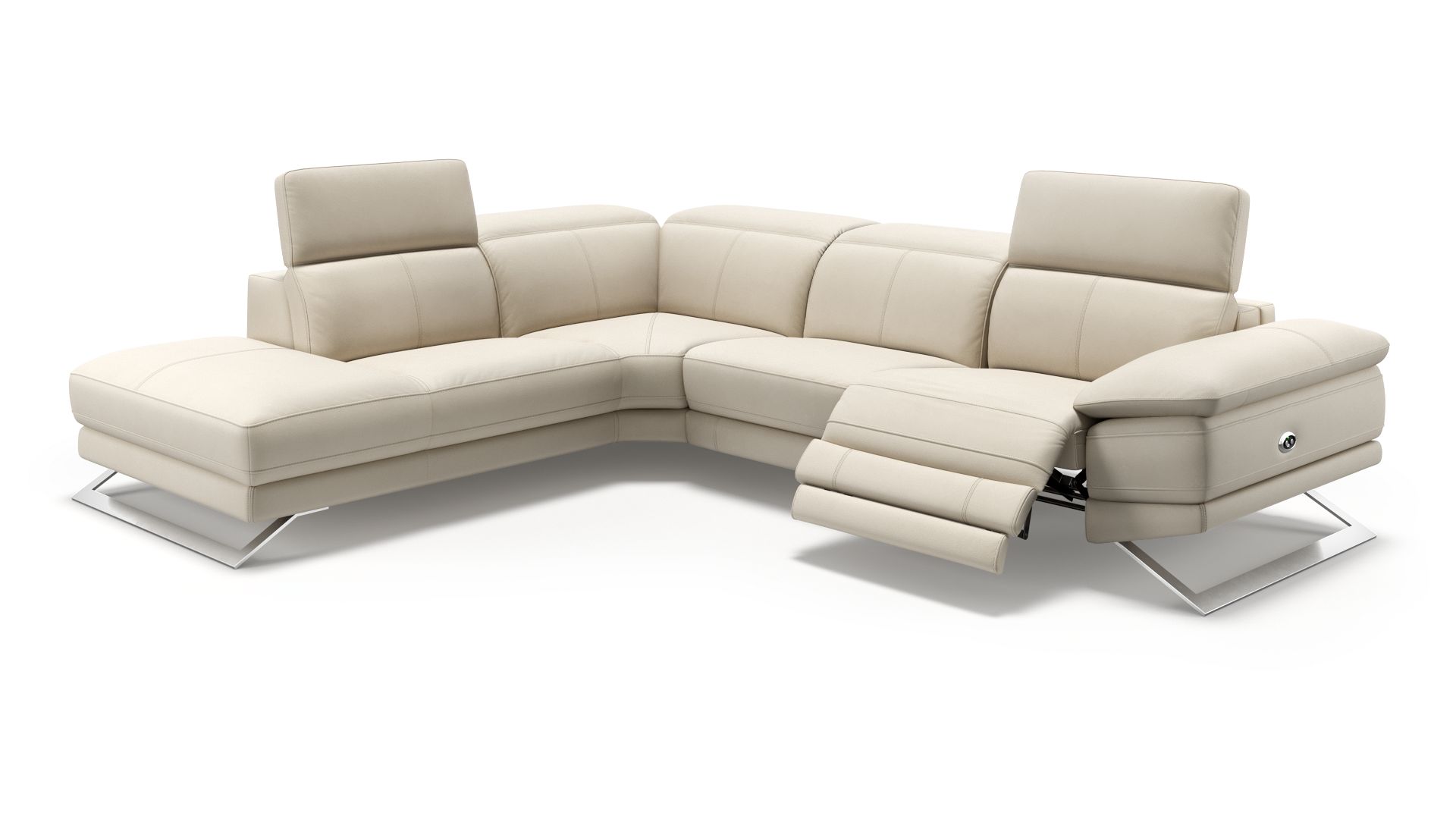 Leder Ecksofa FERRARA