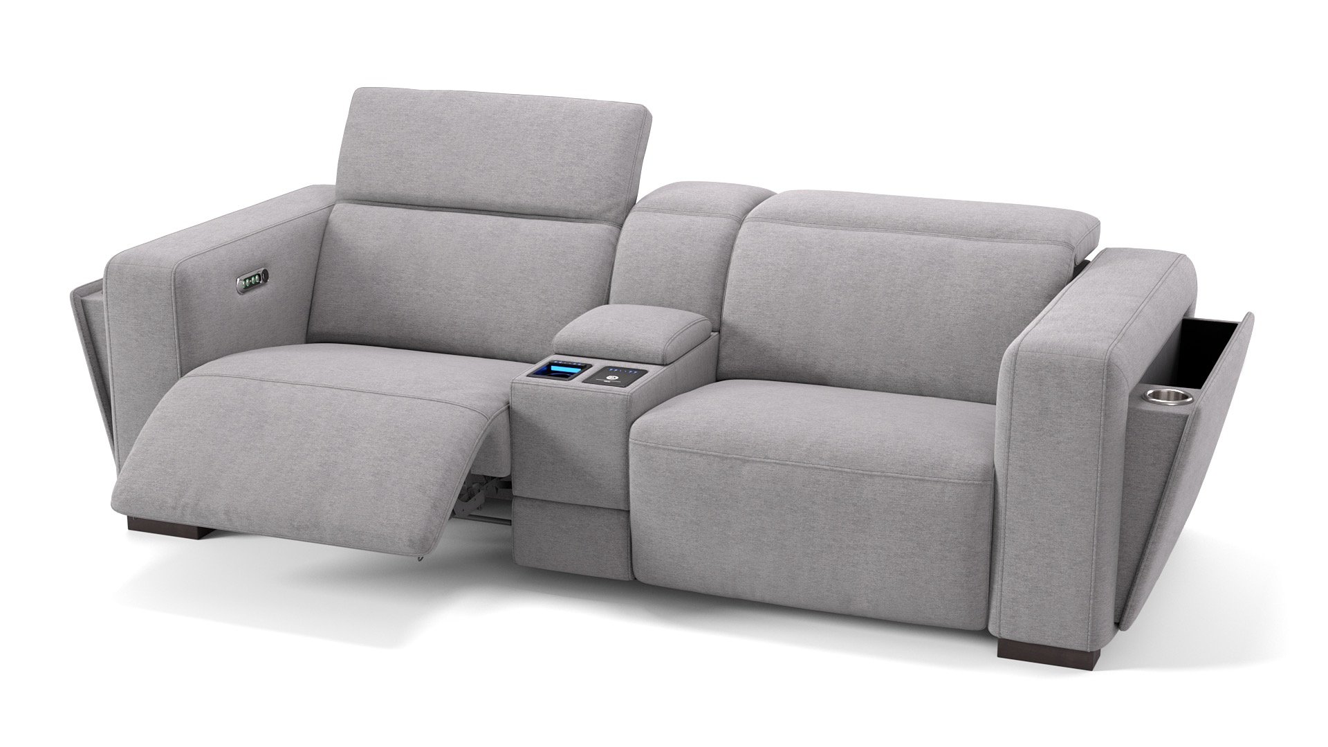 Stoff 2-Sitzer Kinosofa ANCONA