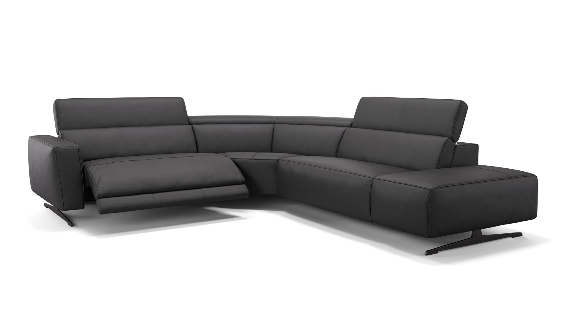 Leder Ecksofa ALESSO