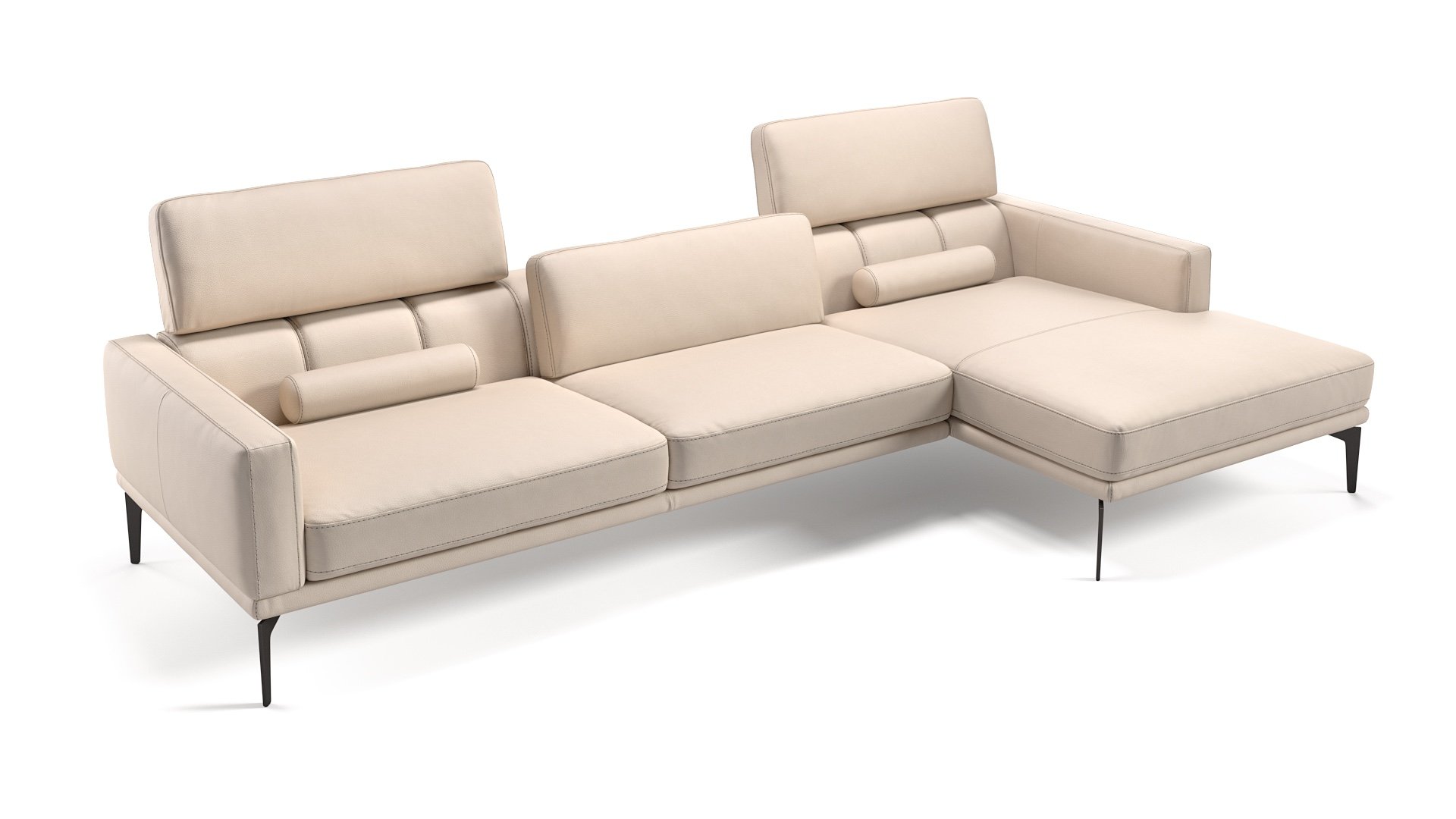 Leder Ecksofa SALERNO