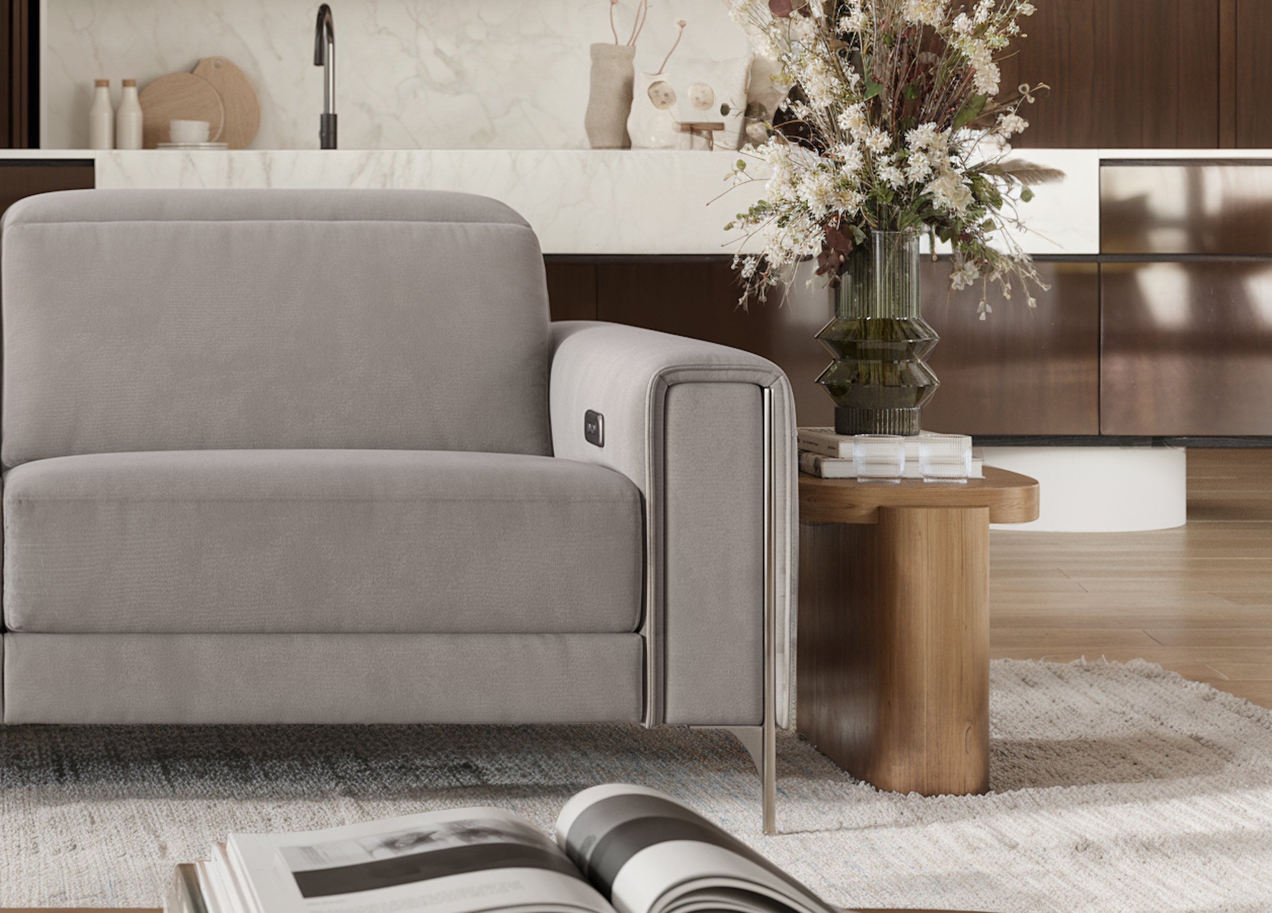 Stoff Ecksofa BELLAGIO