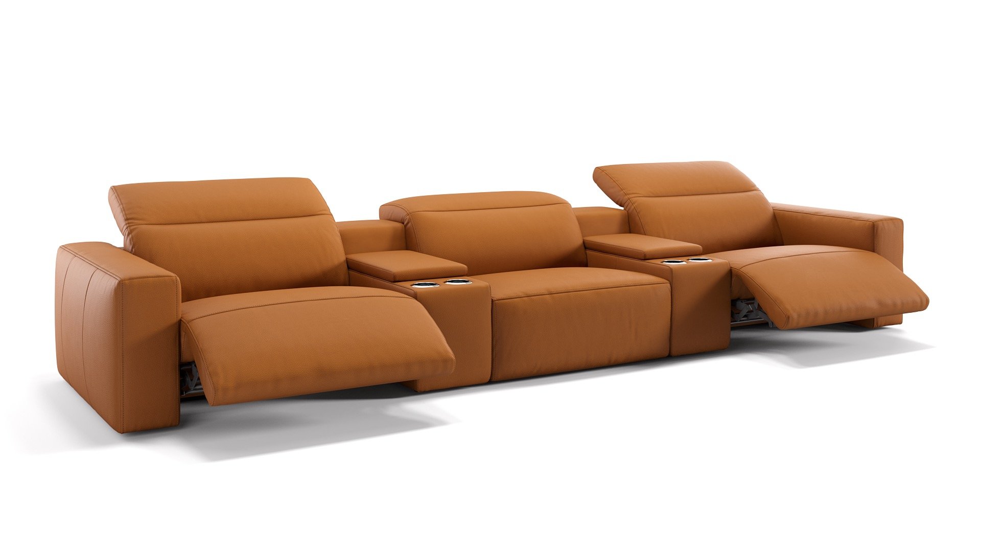 Leder 3-Sitzer Kinosofa LENOLA