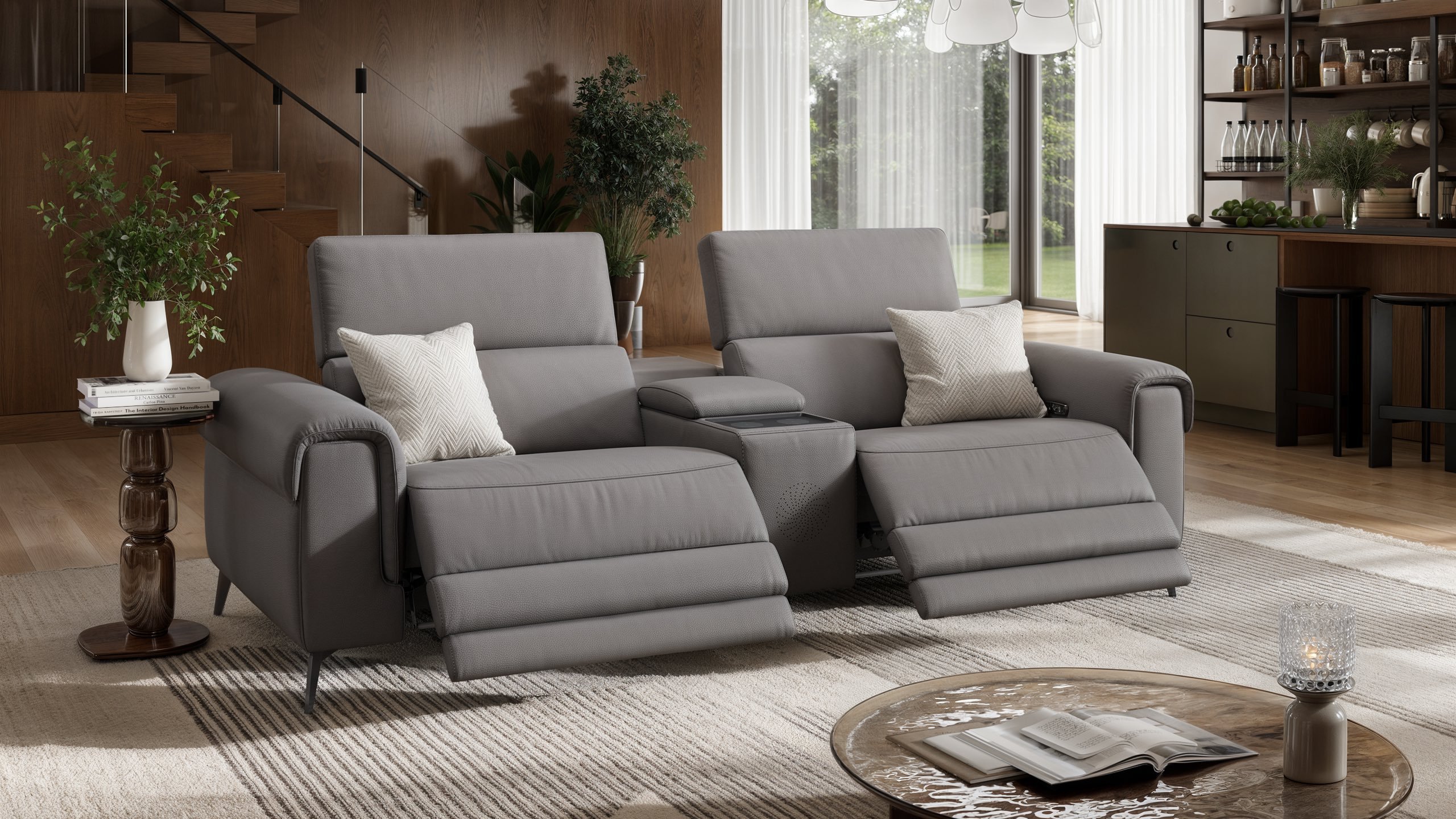 Leder Kinosofa VISSO