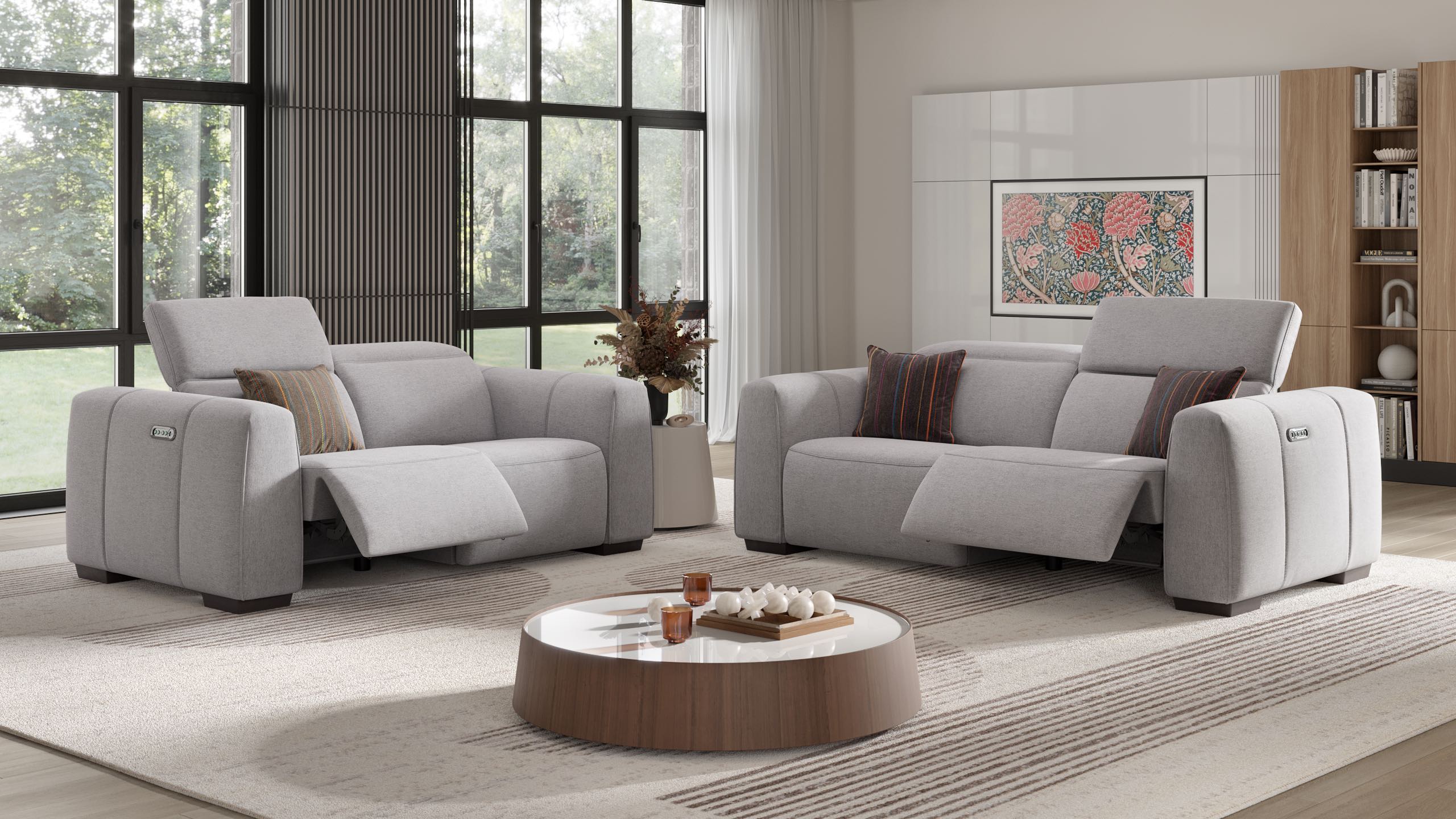 Stoff 3-Sitzer Sofa MILLESIMO