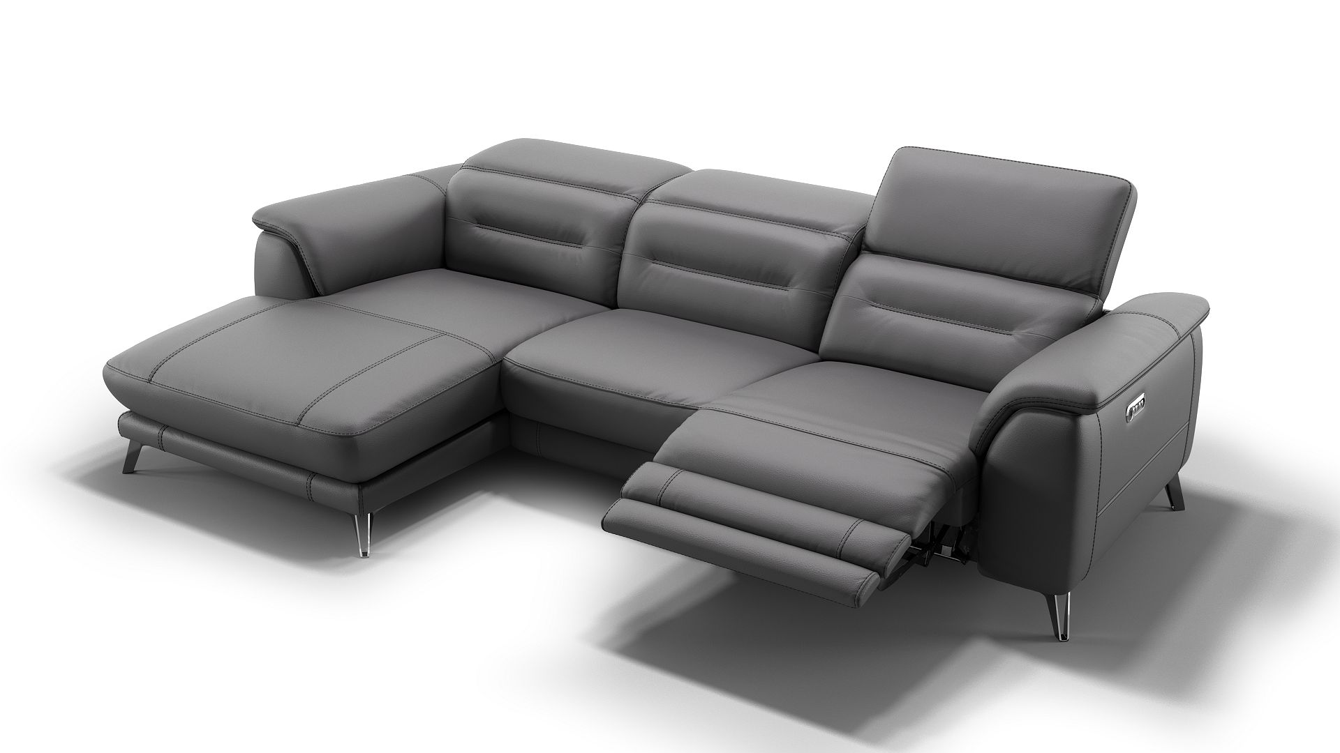 Leder Ecksofa GANDINO