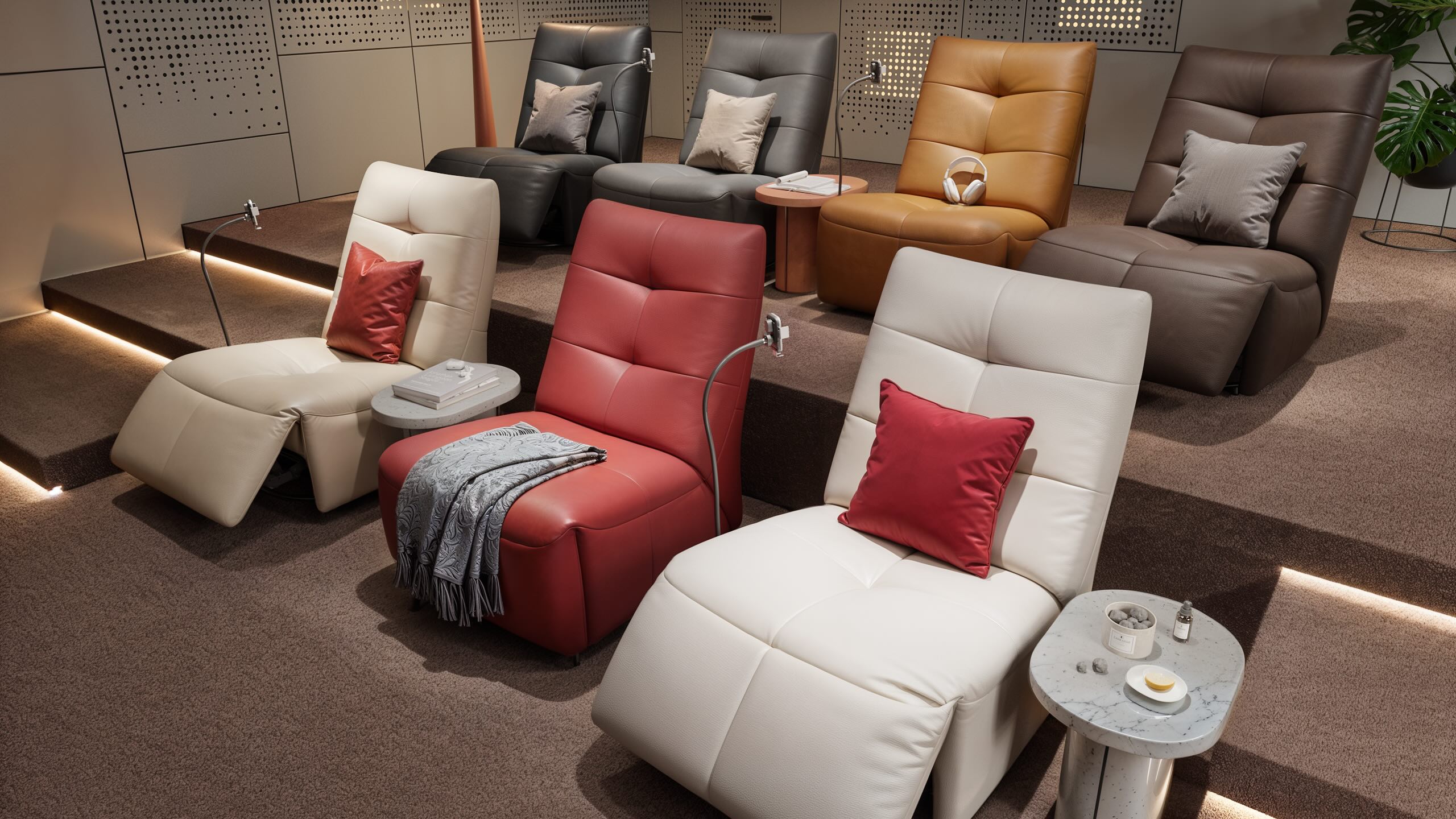 Leder Sessel LUCCA