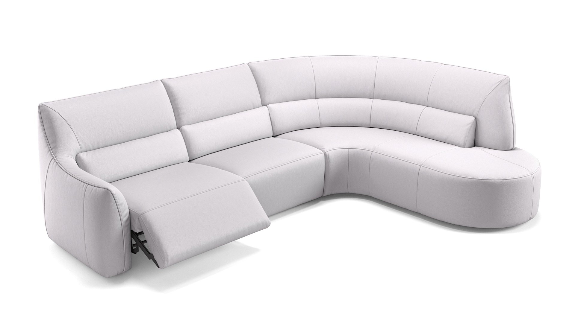 Leder Ecksofa PESARO