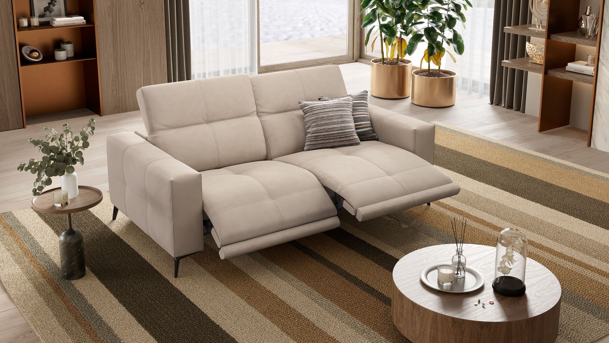 Stoff 3-Sitzer MARBELLA