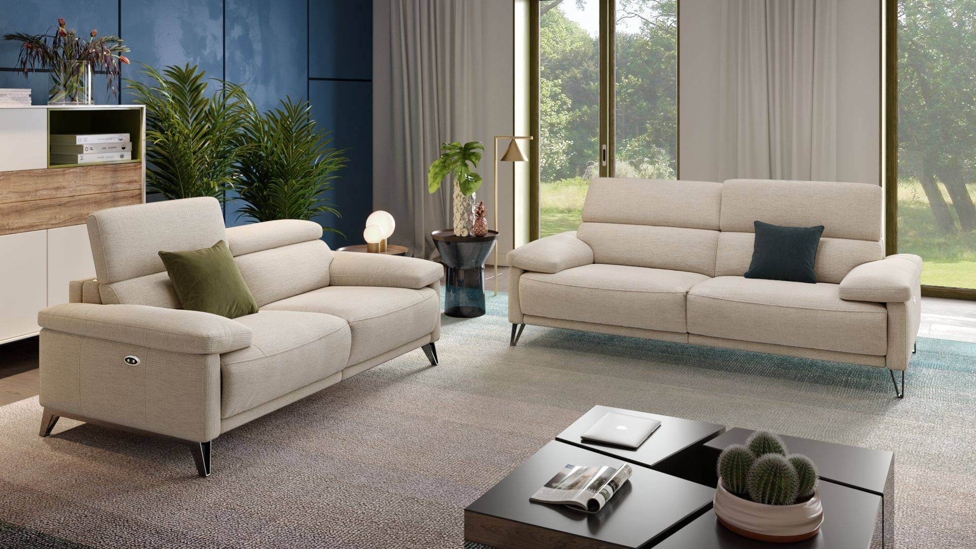 Celano 2-Sitzer CELANO 2-Sitzer Sofa aus Stoff
