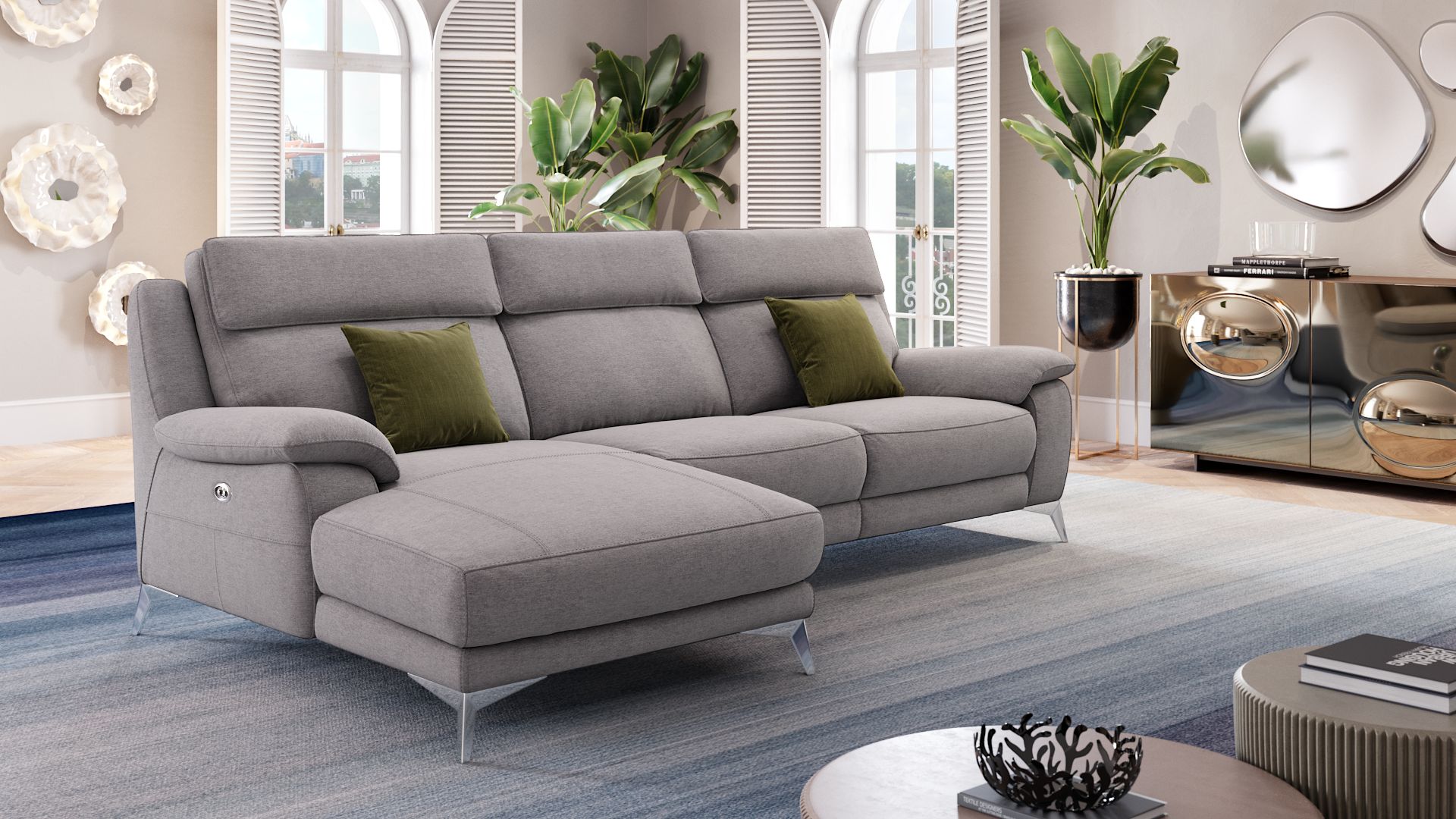 | Sofanella Ecksofa kaufen | Aliano elegant online Stoffcouch