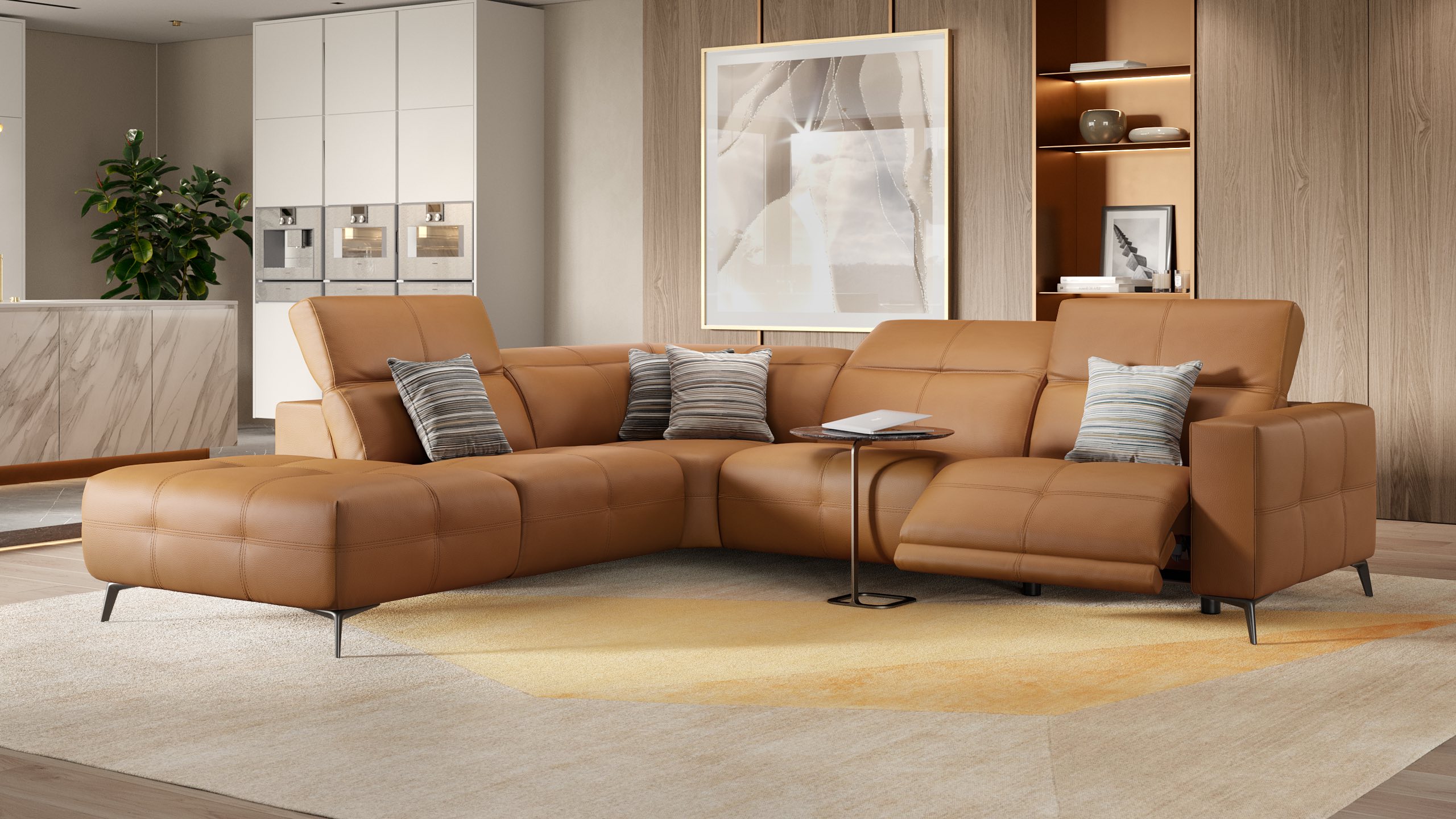 Leder Ecksofa MARBELLA
