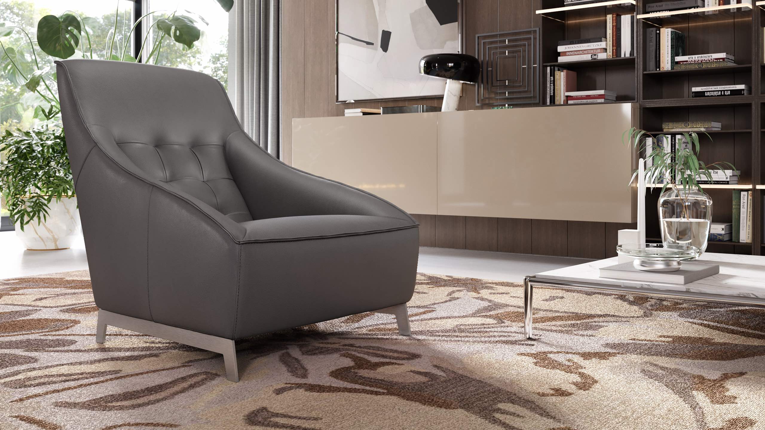 Leder Sessel ARONA