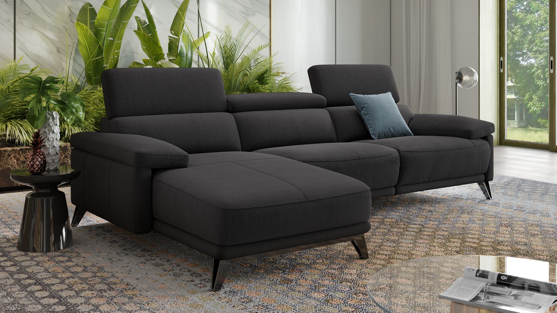 Stoff Ecksofa CELANO