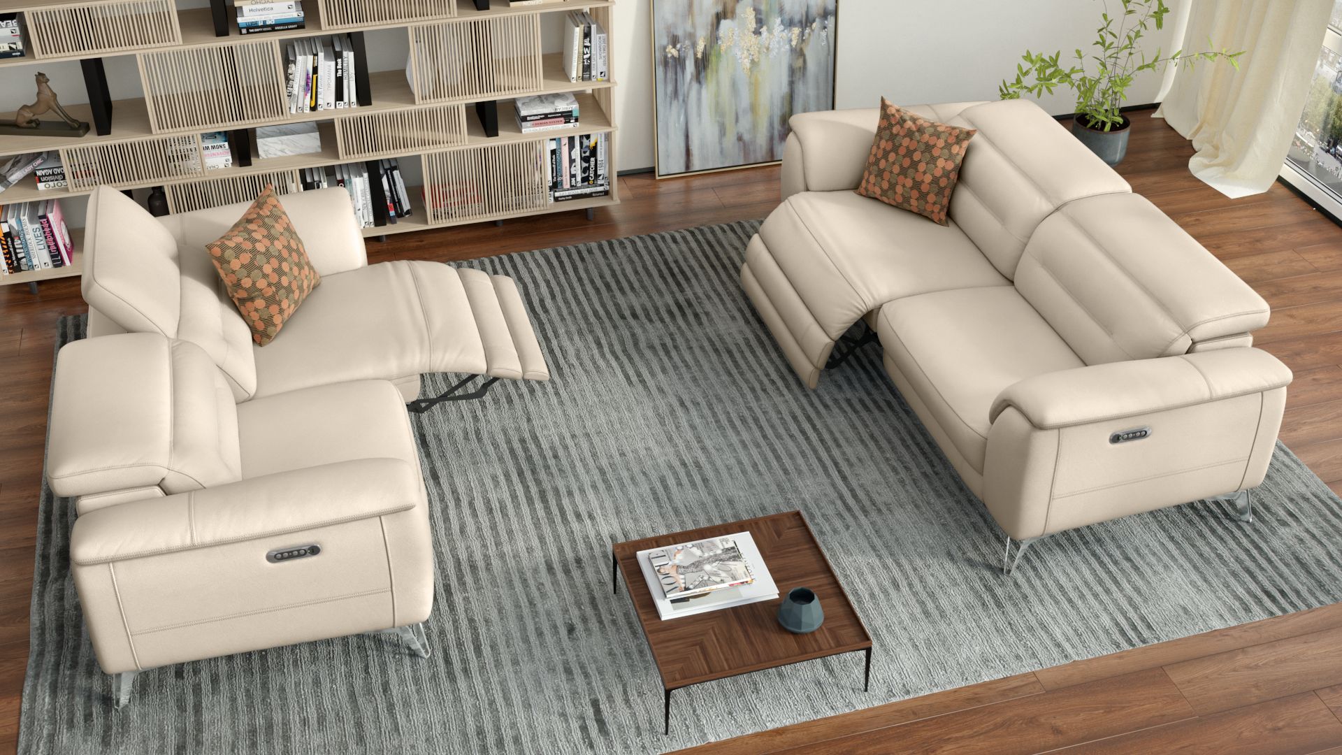 Leder 3-Sitzer Sofa GANDINO