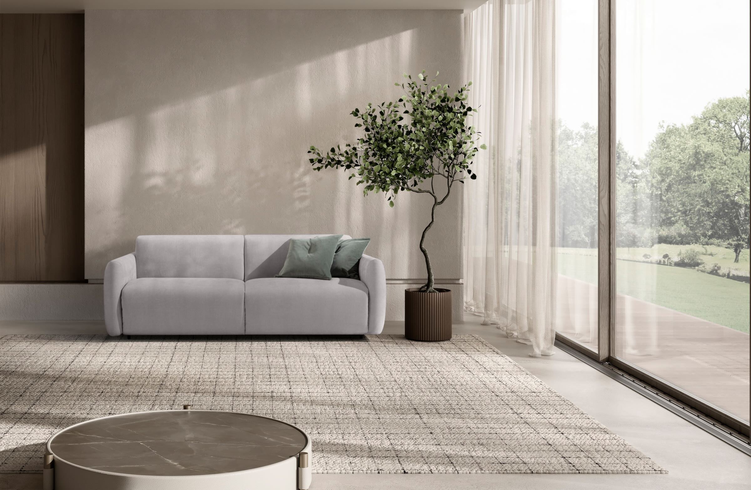 2-Sitzer Schlafsofa CORTINO