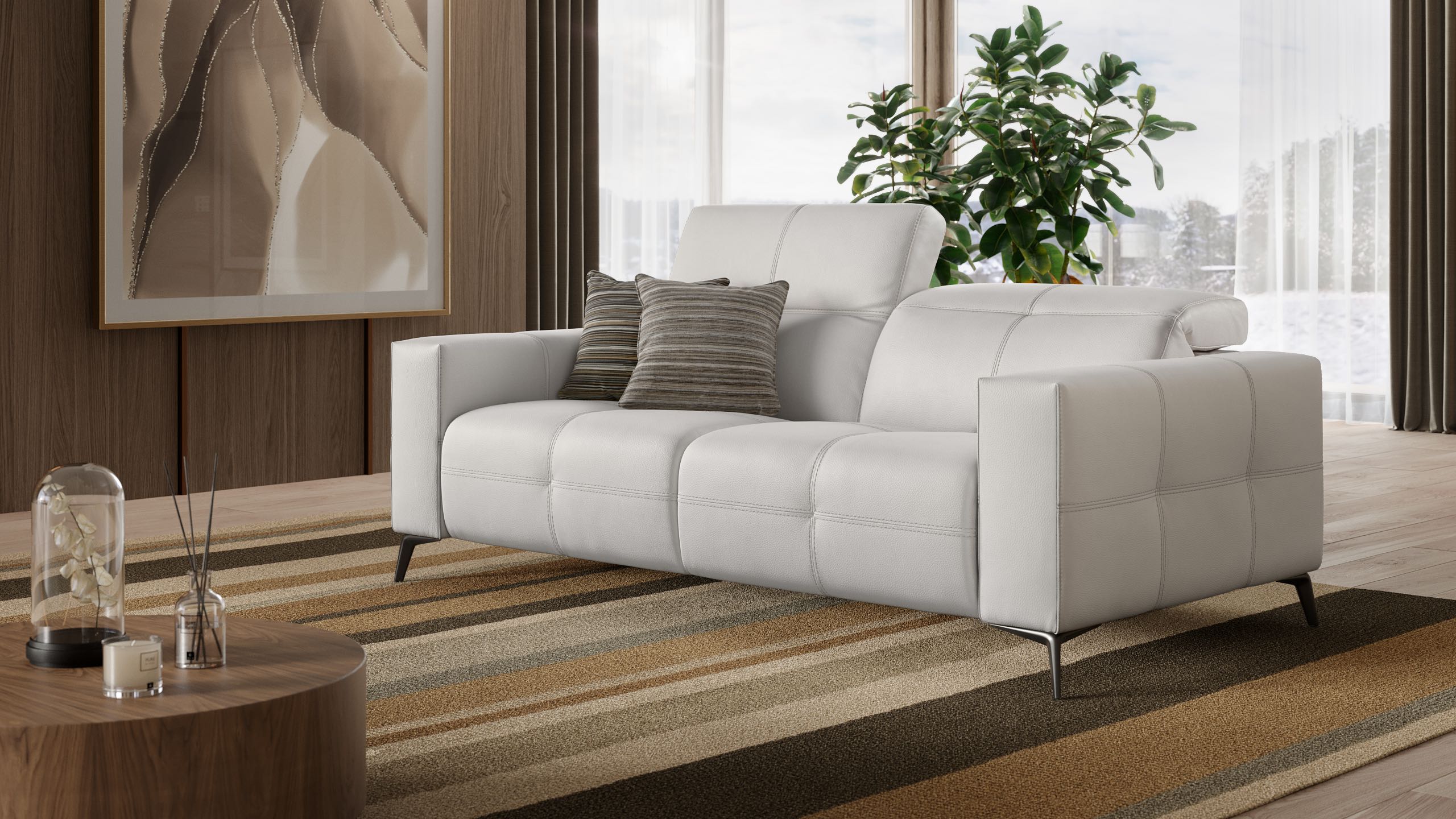 Leder 3-Sitzer MARBELLA