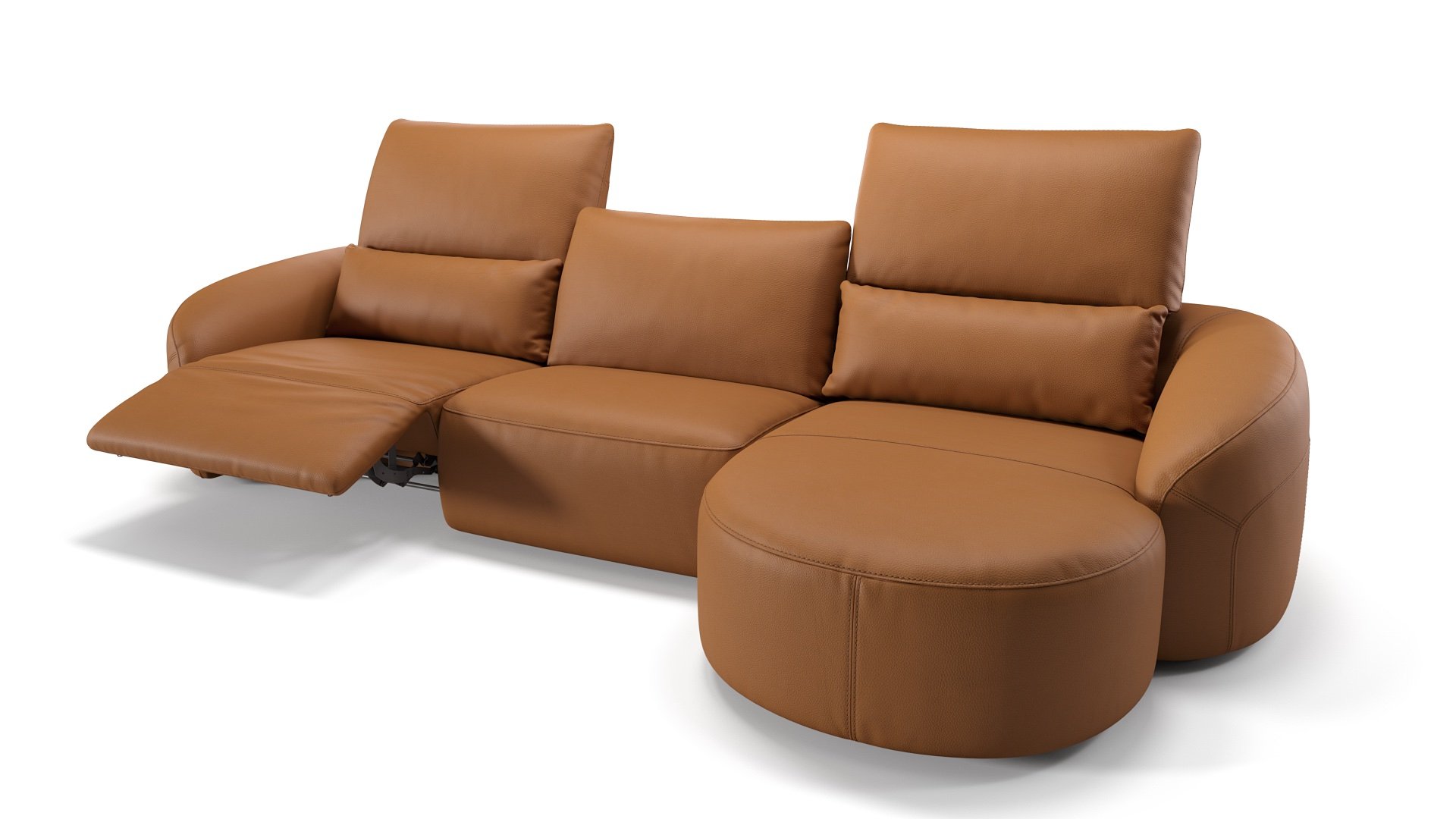 Leder Ecksofa ST. MORITZ